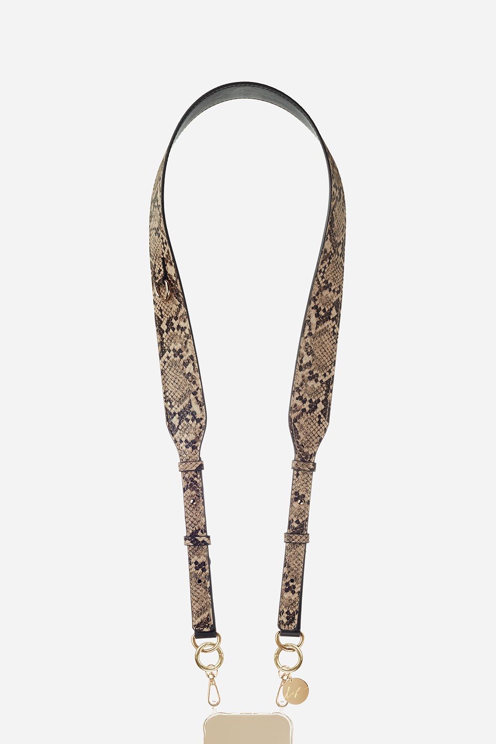 Vegan leather phone strap NORA Serpent