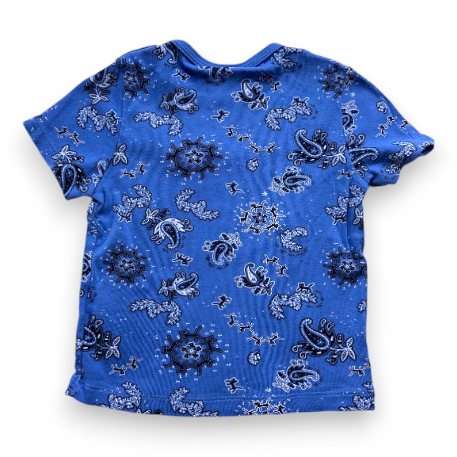 Blue baby t-shirt - 24 months PETIT BATEAU - Seconde Main Blue