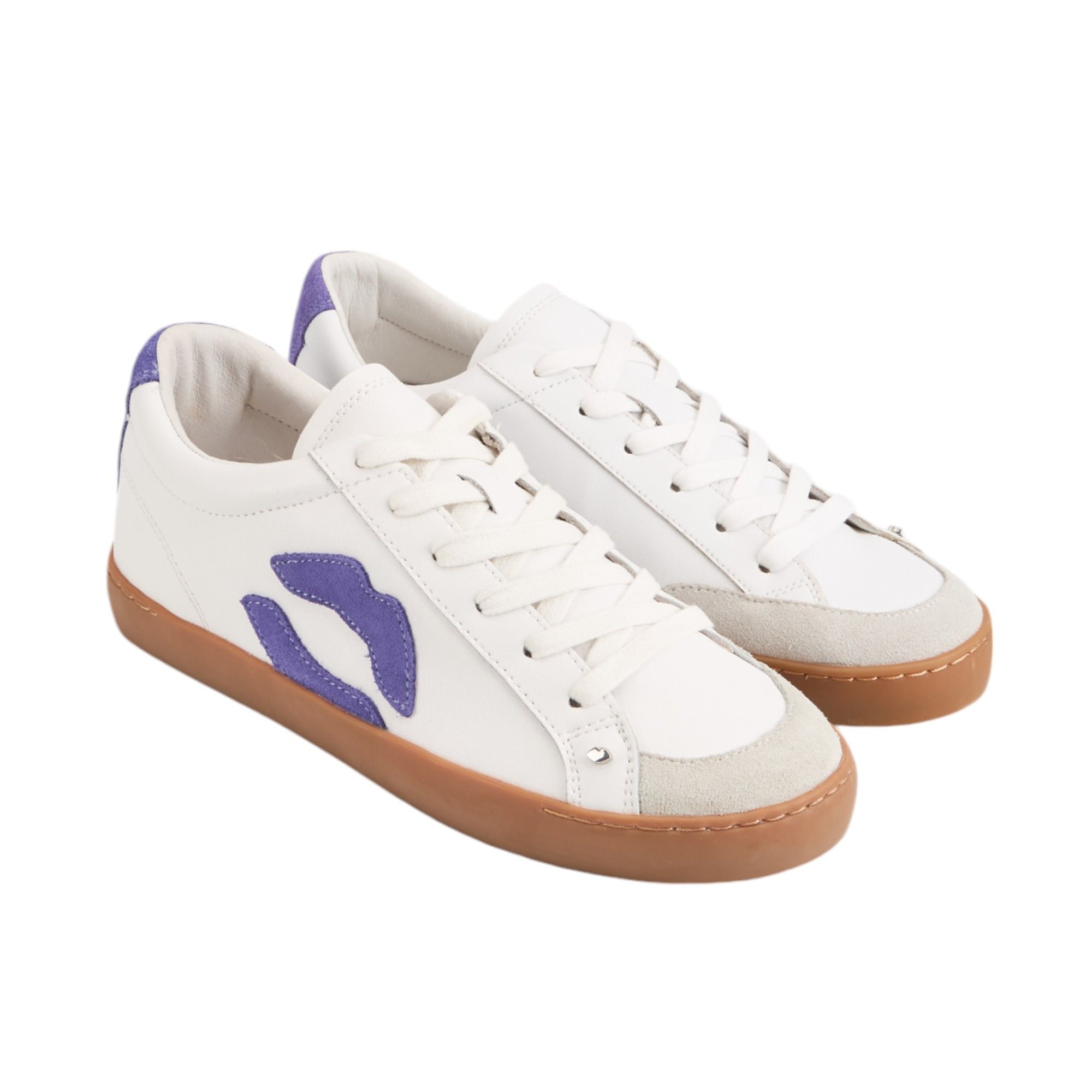 Jimmy leather sneakers BONS BAISERS PARIS White