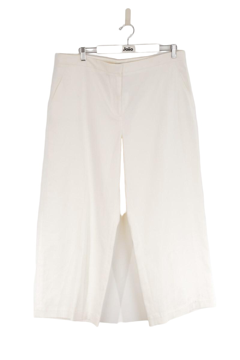 Wide cotton trousers  LK BENNETT - Seconde Main White