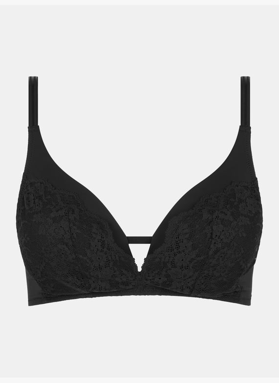 Non-wired lace bra | Black by CHANTELLE PULP Non-wired lace bra Black