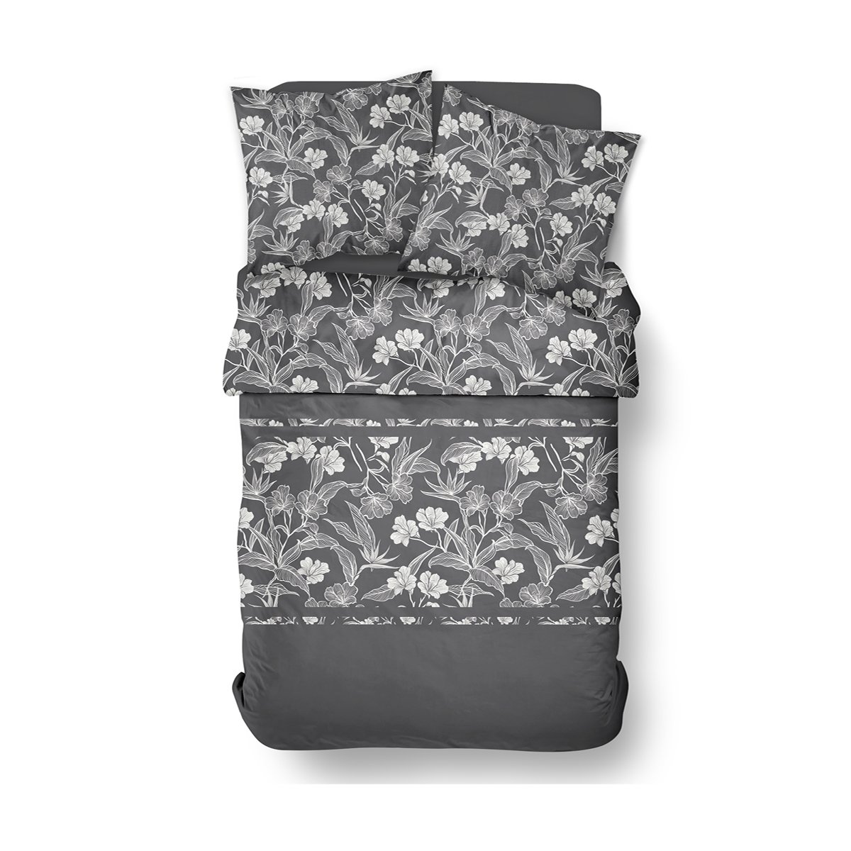 Printed cotton bed set TODAY LINGE DE MAISON Blue