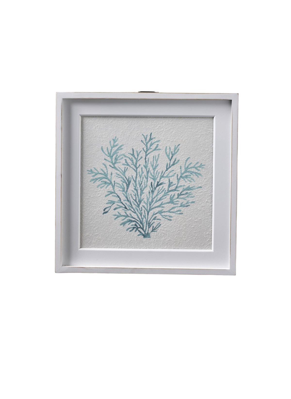 Frame with coral poster in MDF FACTORY White