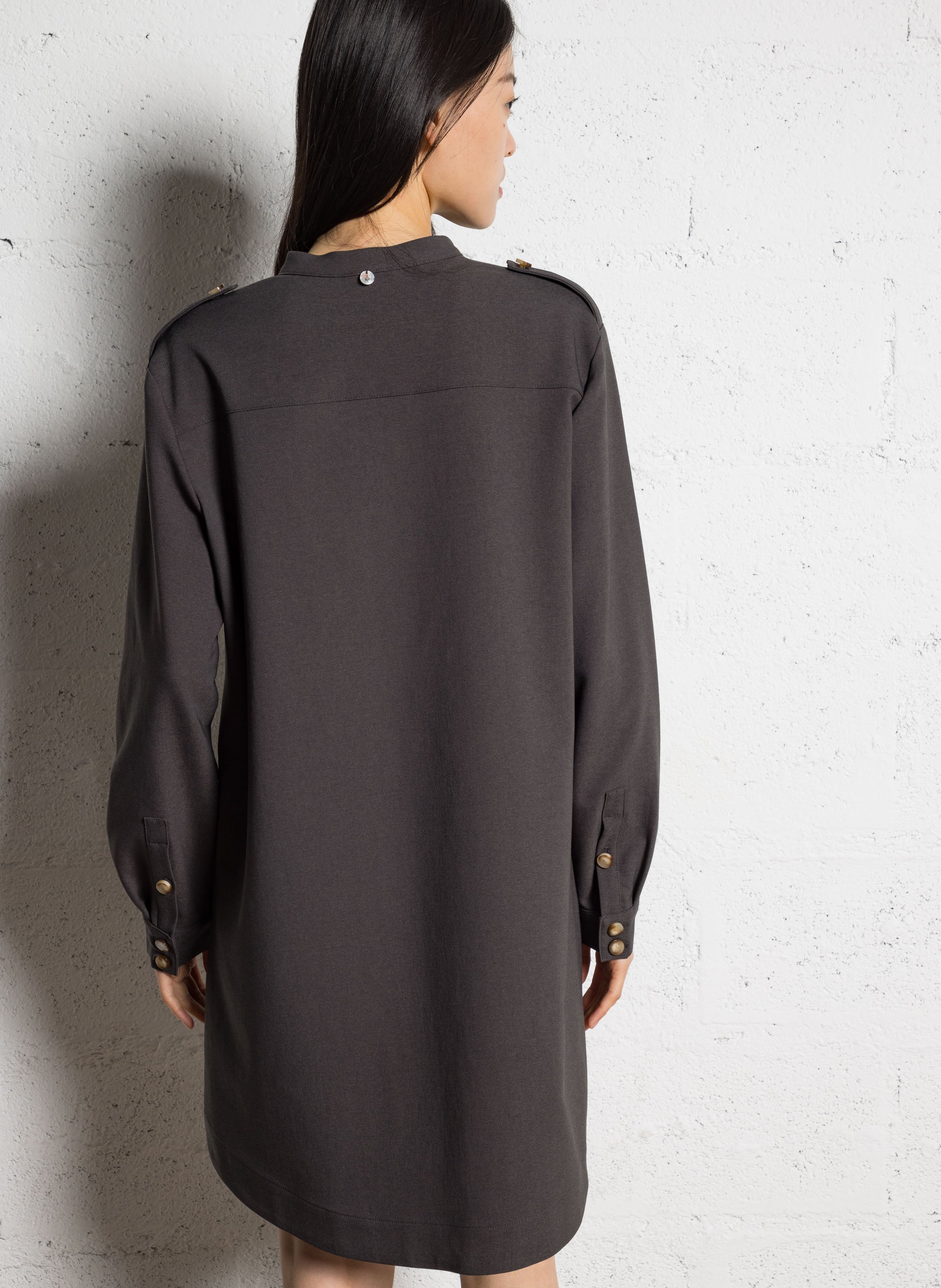 Saharan-inspired dress ONE STEP Grey