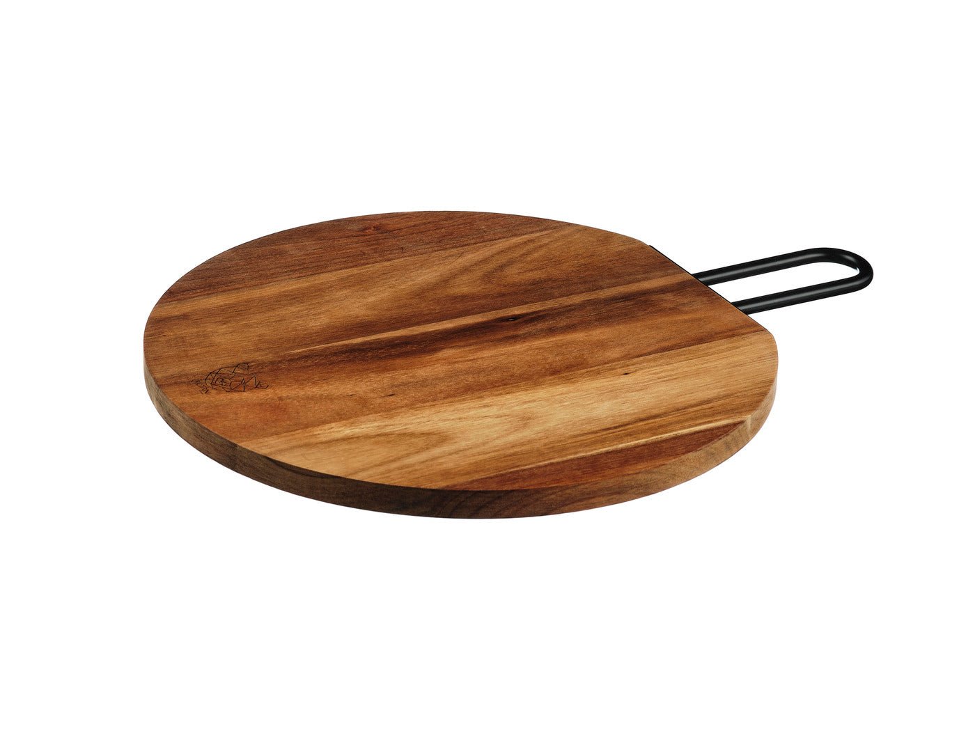 Acacia Wood Cutting Board Stine - ø31cm BJORN Brown