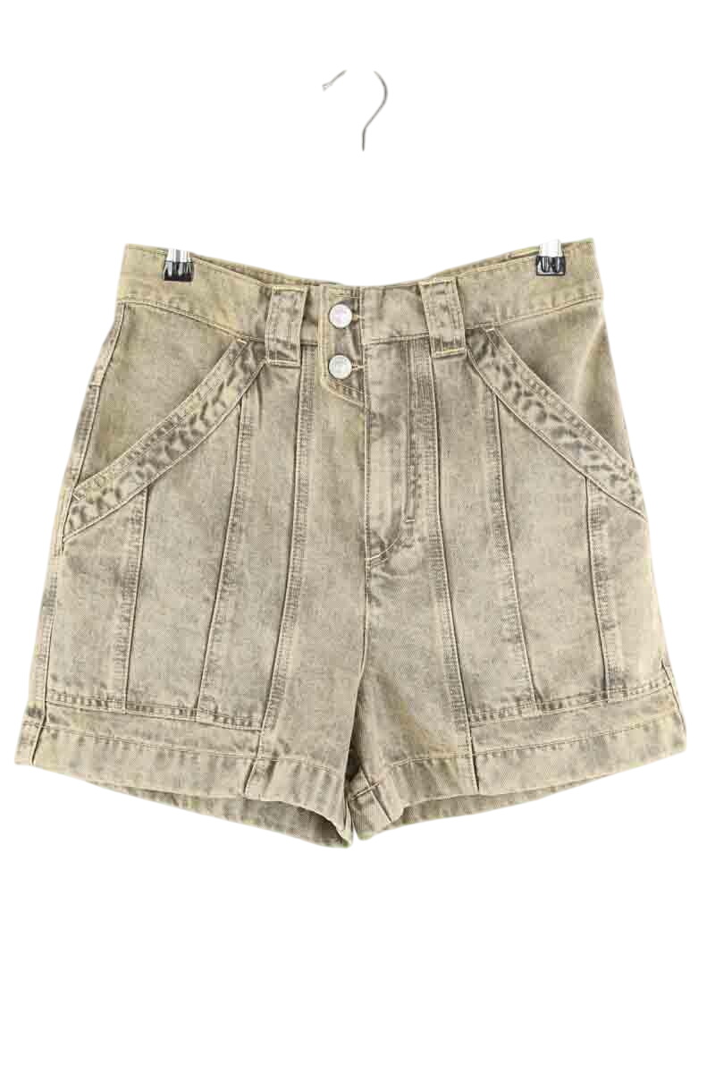 Cotton mini shorts ISABEL MARANT ÉTOILE - SECONDE MAIN Beige
