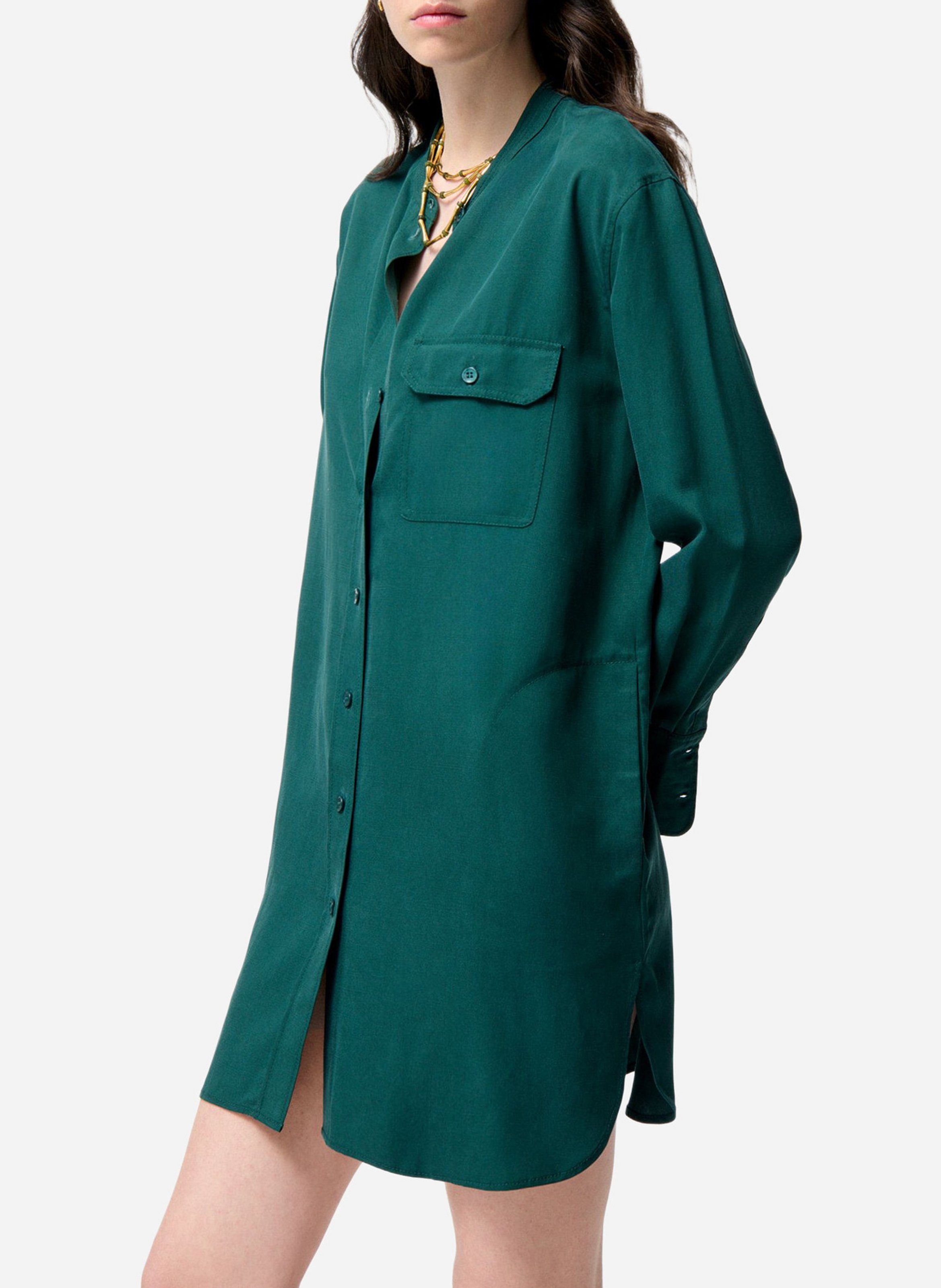 Short shirt dress VANESSA BRUNO Green