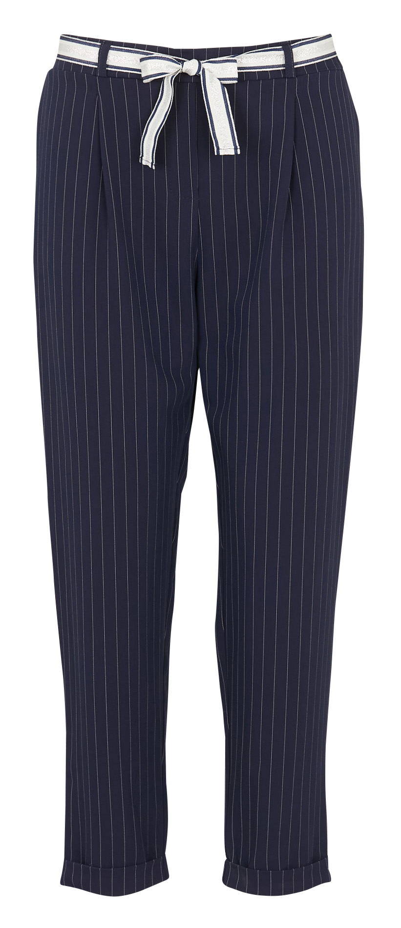 Pantalon droit à rayé PLEASE Bleu