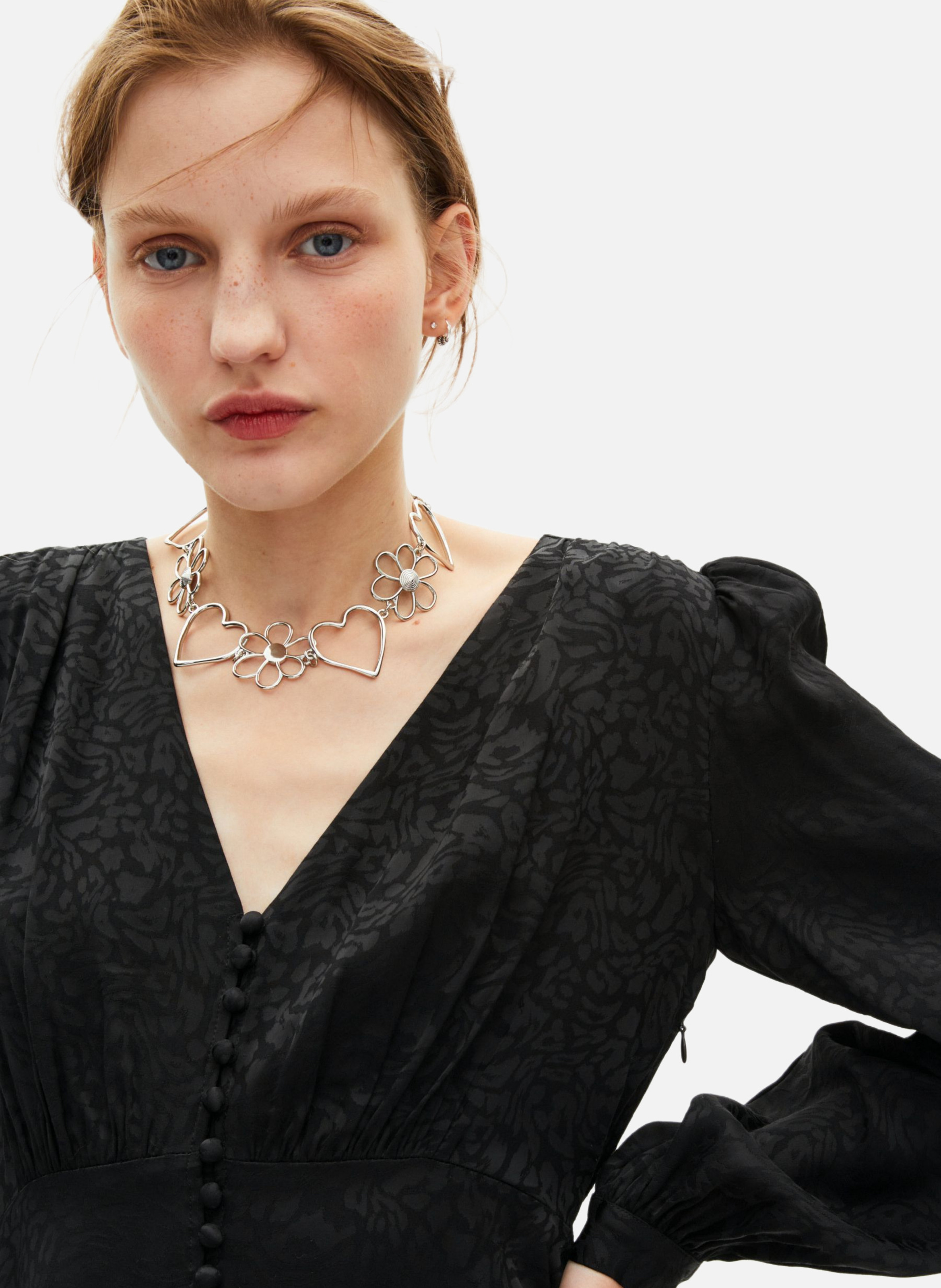 Long jacquard dress THE KOOPLES Black