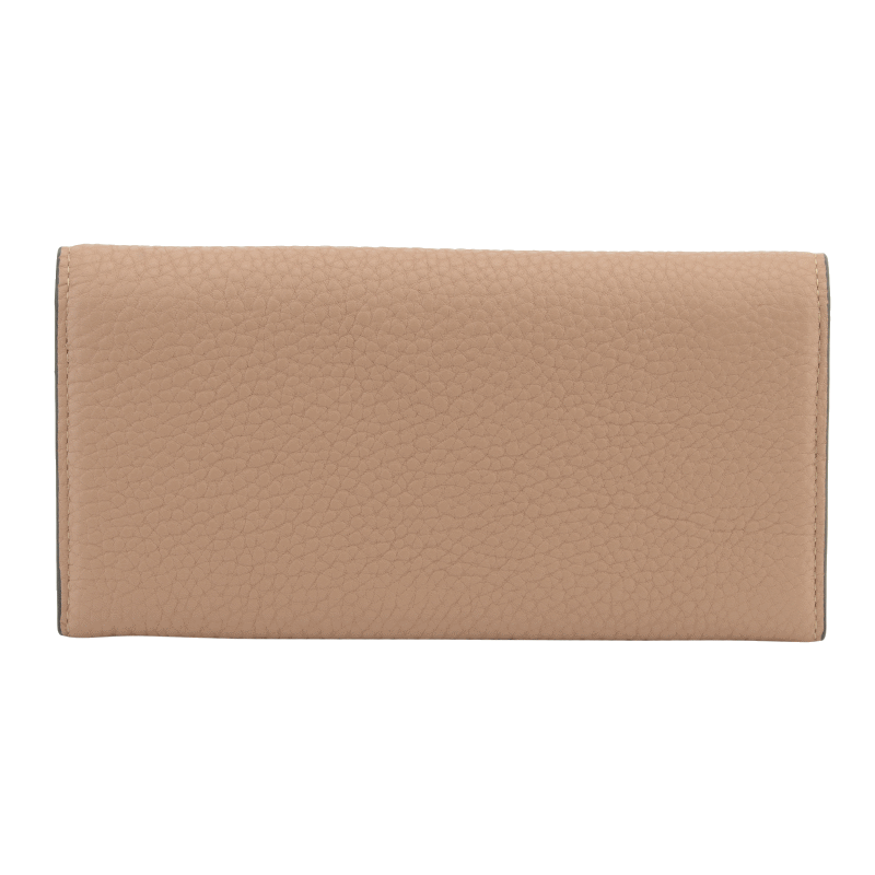 Leather coin purse POURCHET Brown