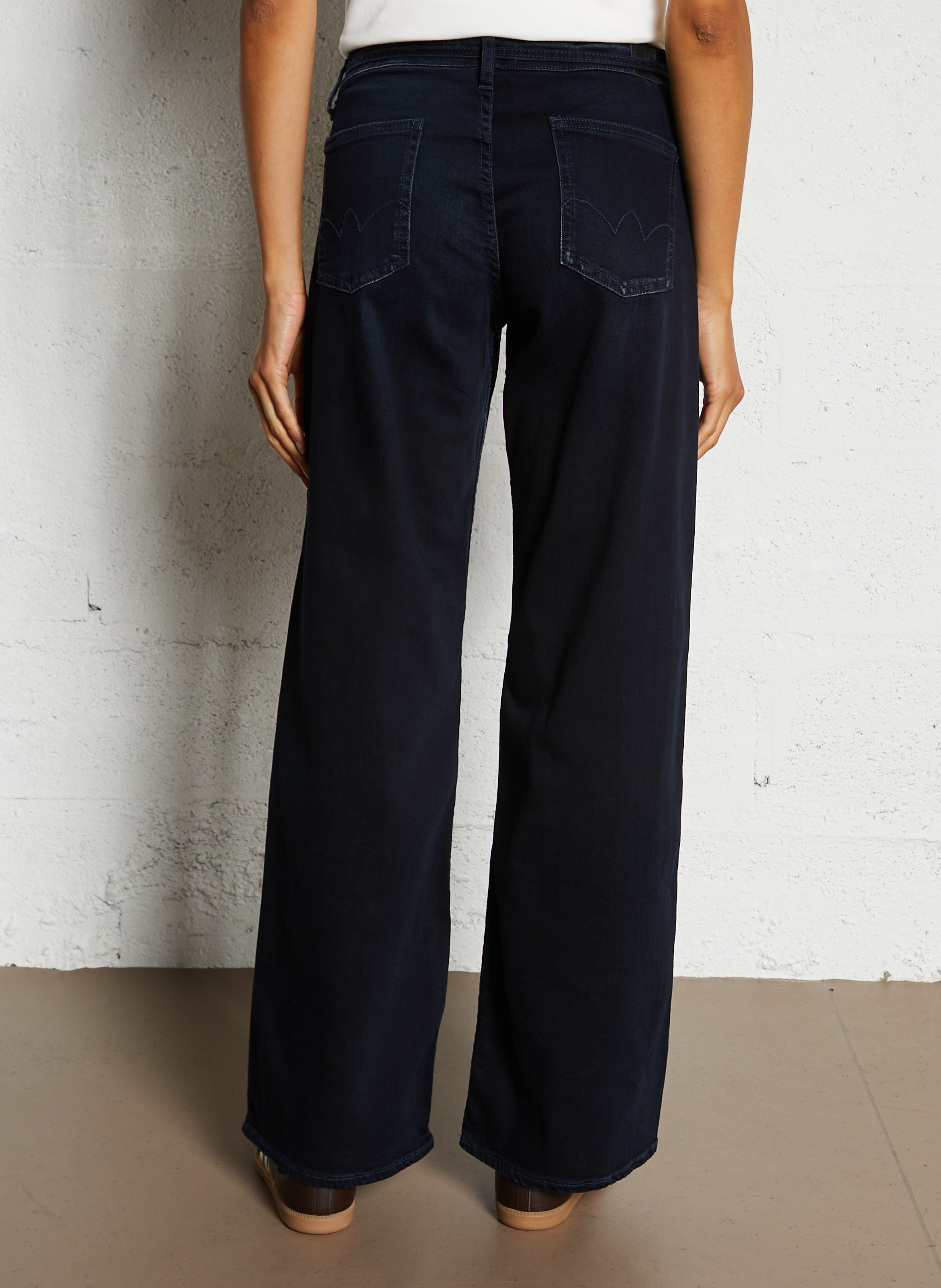 Jean large en coton mélangé LE TEMPS DES CERISES Bleu