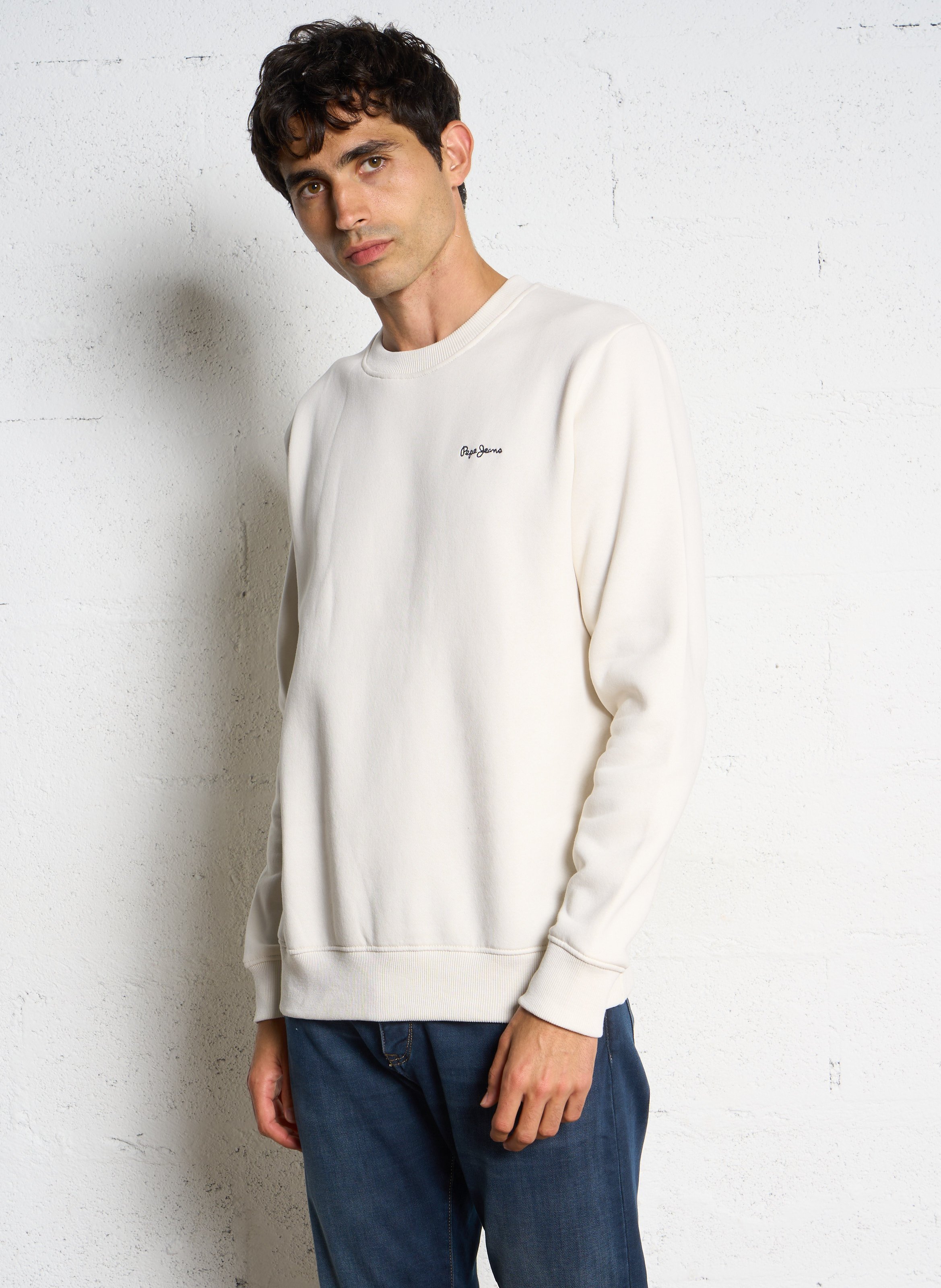 Cotton-mix round-neck sweatshirt PEPE JEANS