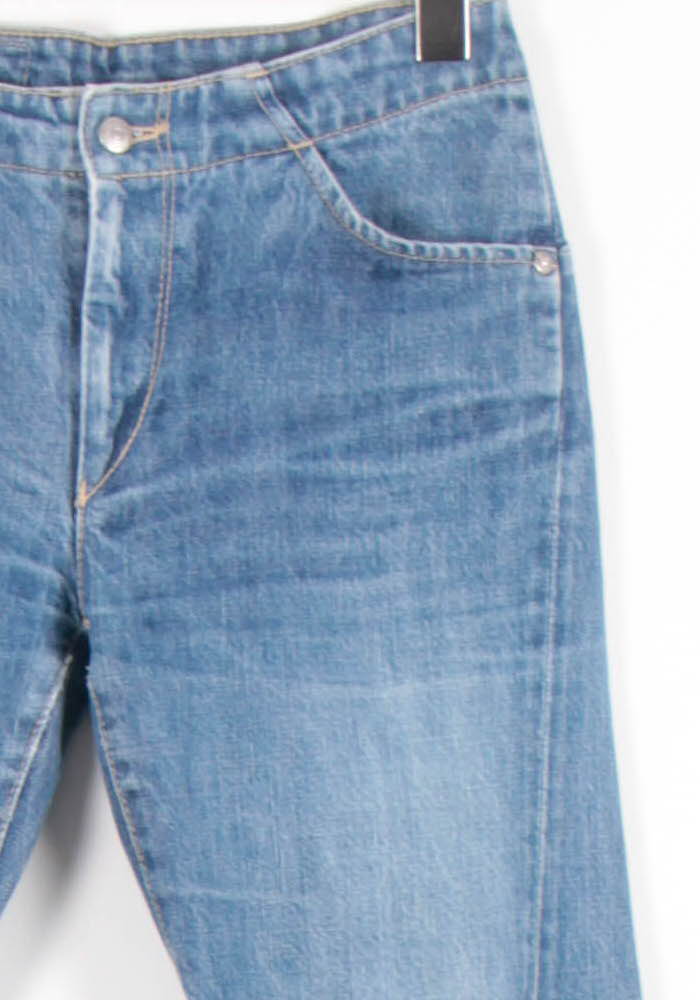 Cropped slim jeans with studs LEVI'S - Seconde main Blue