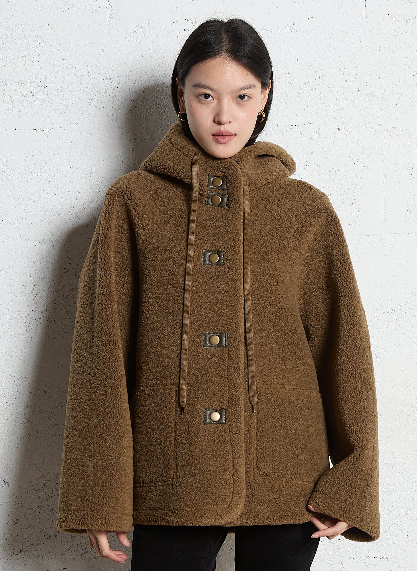 Blouson col montant  BENSIMON Kaki