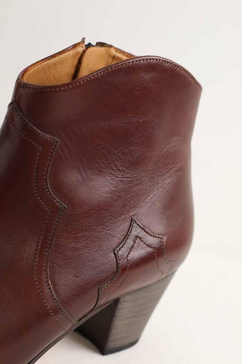 Western boots ISABEL MARANT ÉTOILE - SECONDE MAIN Brown