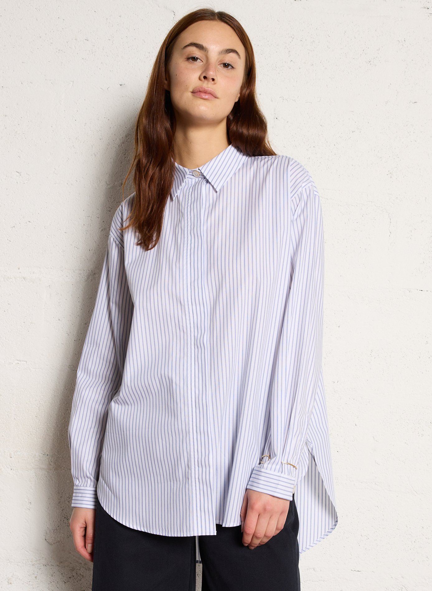 Chemise à rayures col clasique RUE DE TOKYO Multicolore