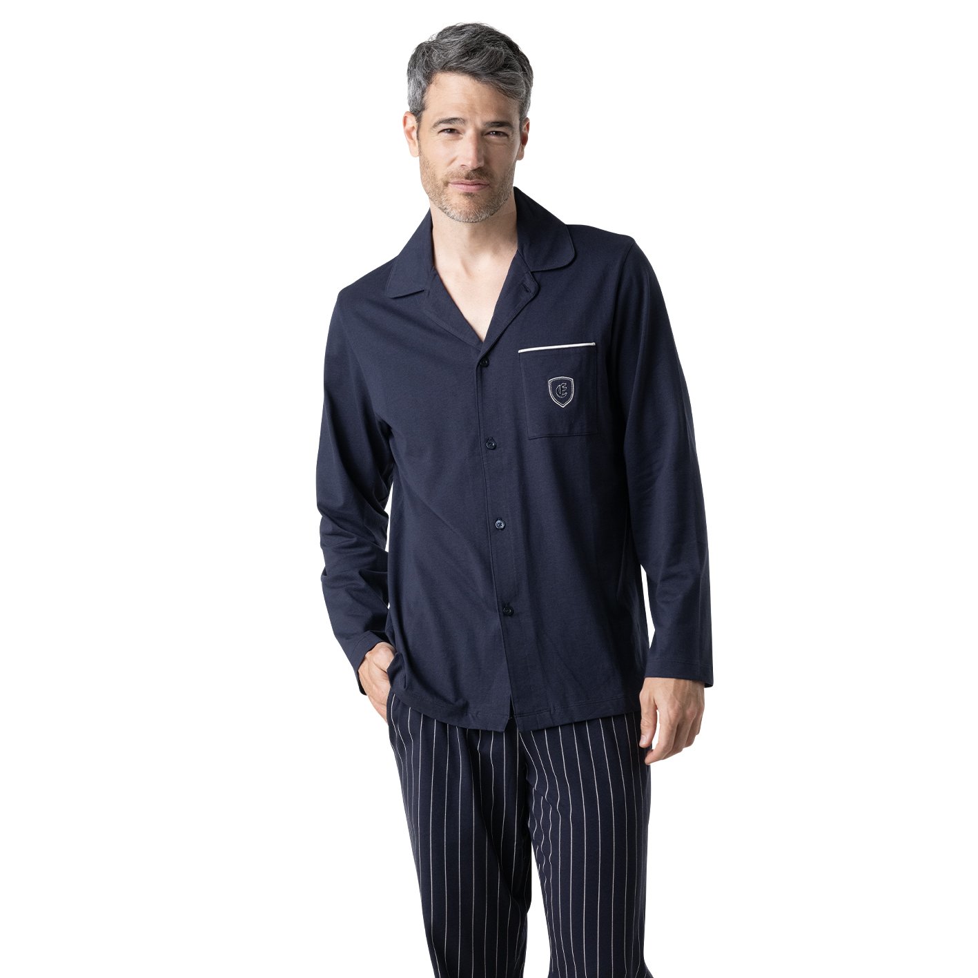 Pyjama long EMINENCE Bleu