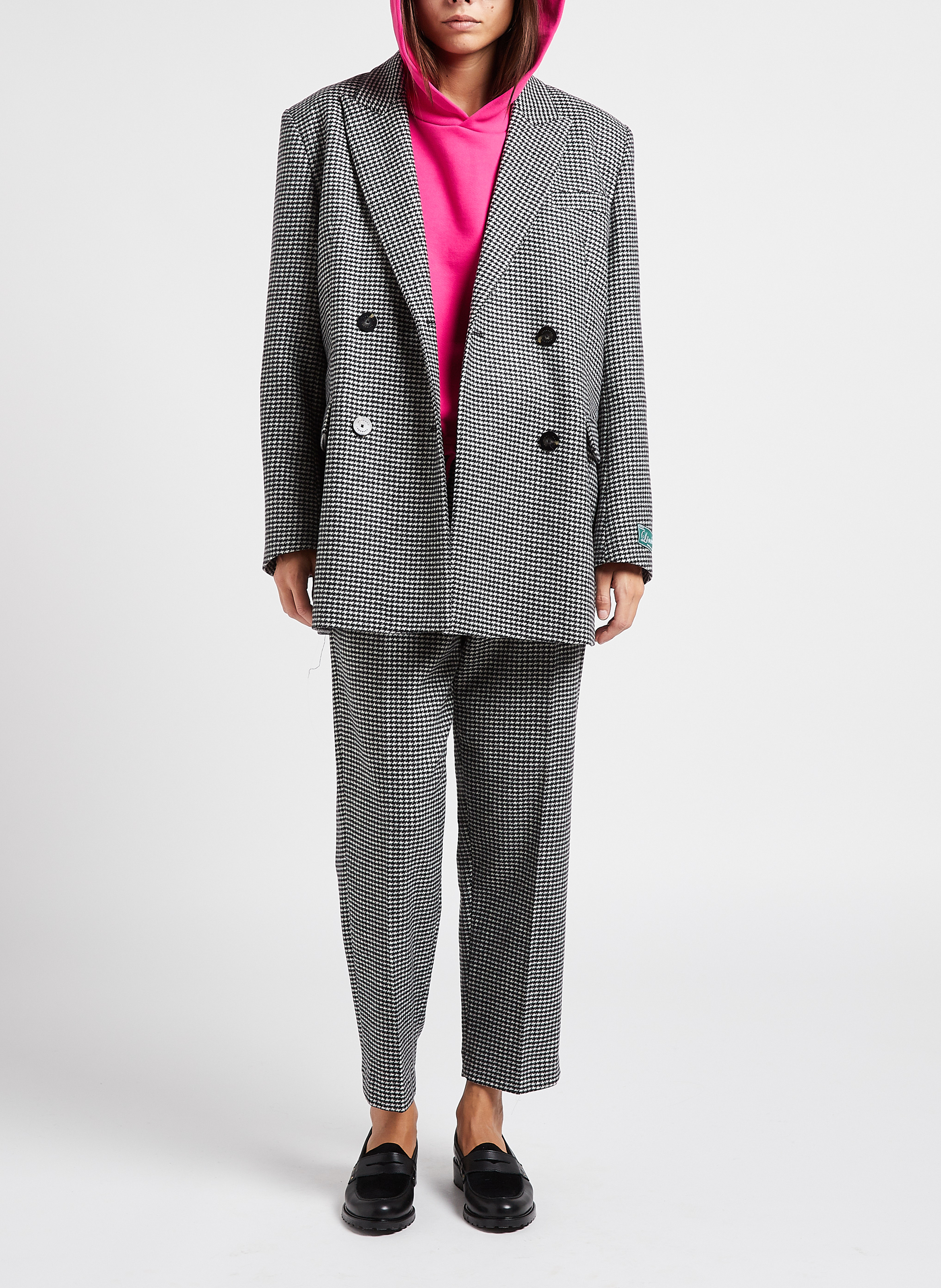 Rechte broek | wolblend MARGAUX LONNBERG Grijs