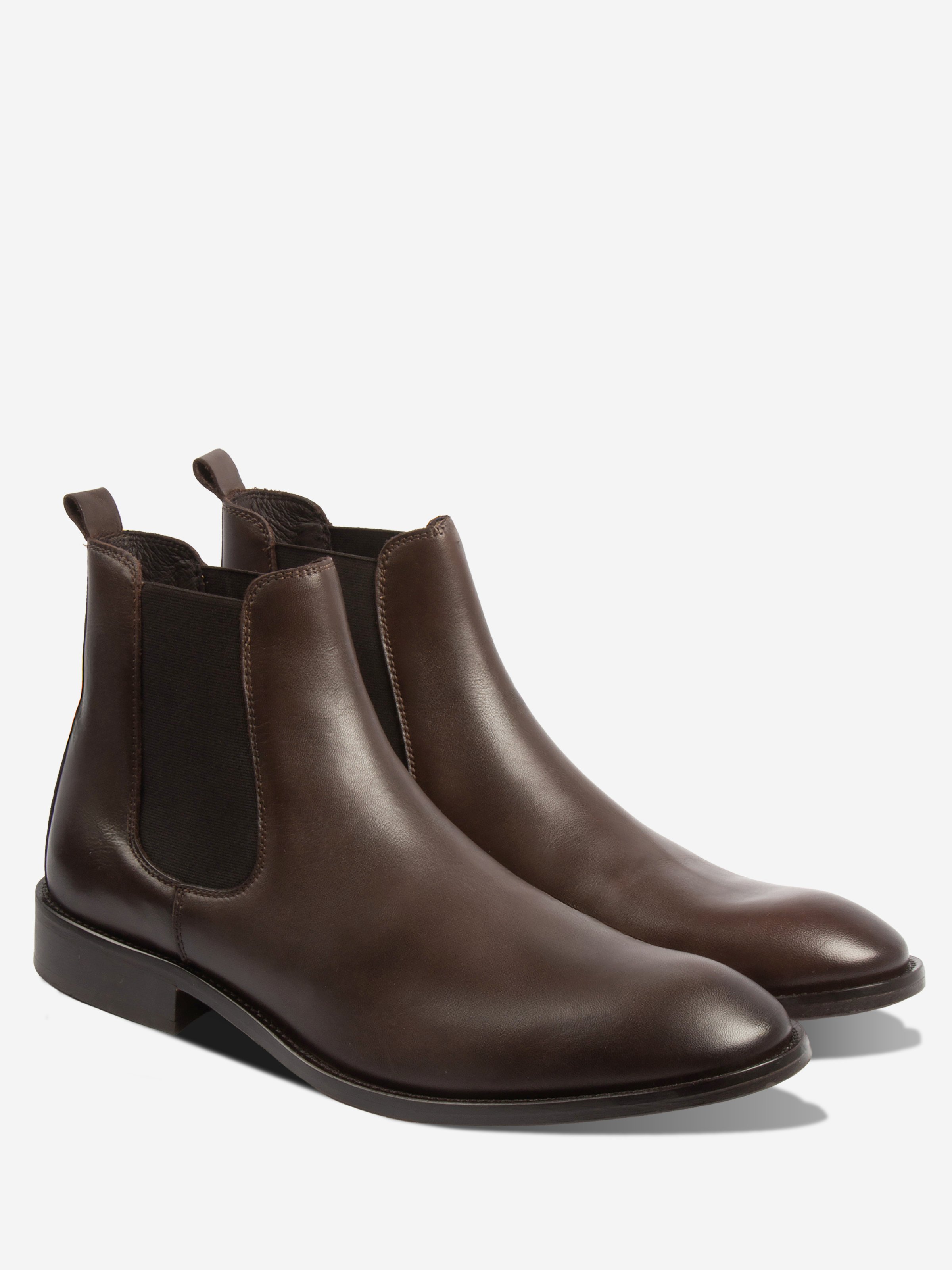 Chelsea boots Martin smooth leather brown JULES & JENN Brown