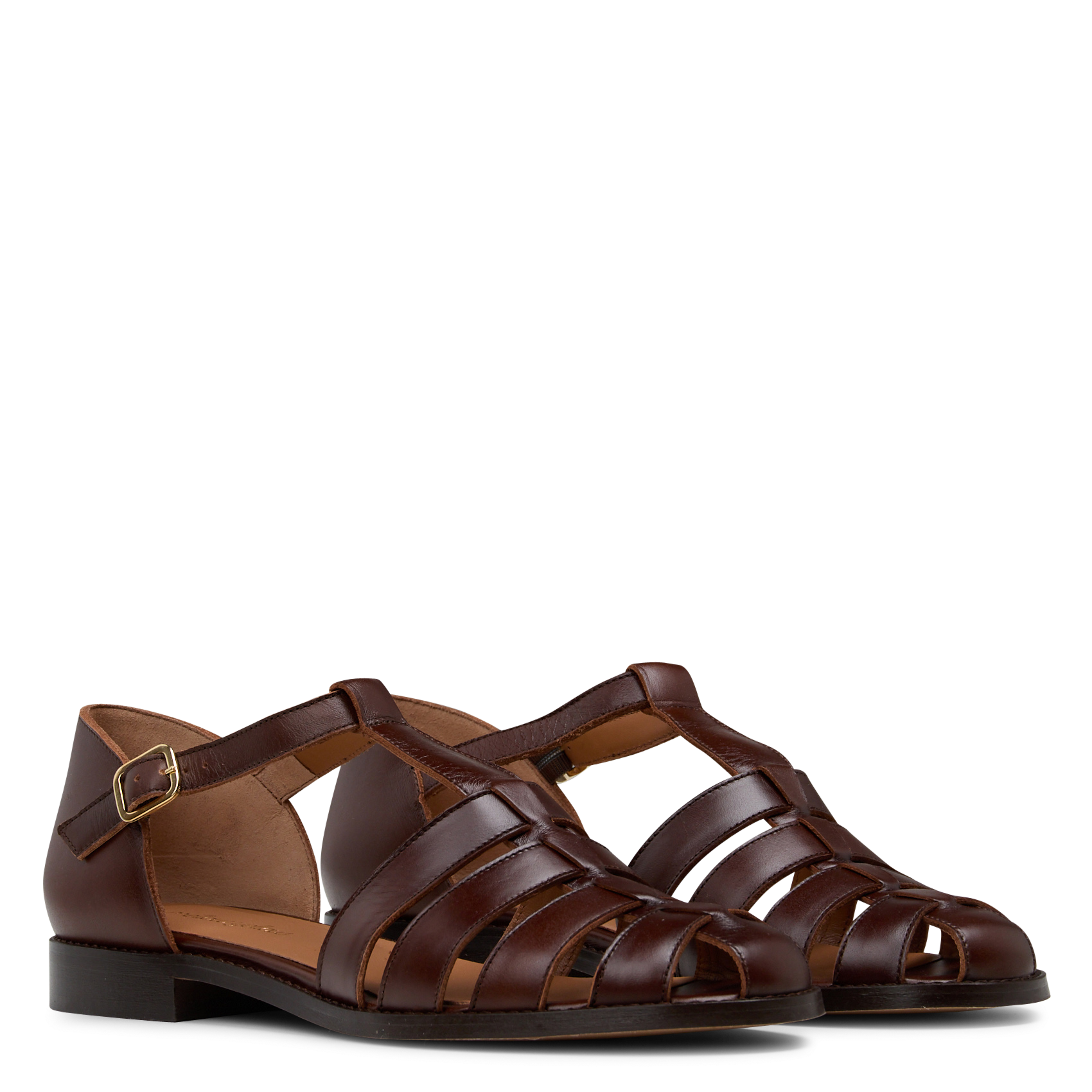 Méduses en cuir velours MELLOW YELLOW Marron