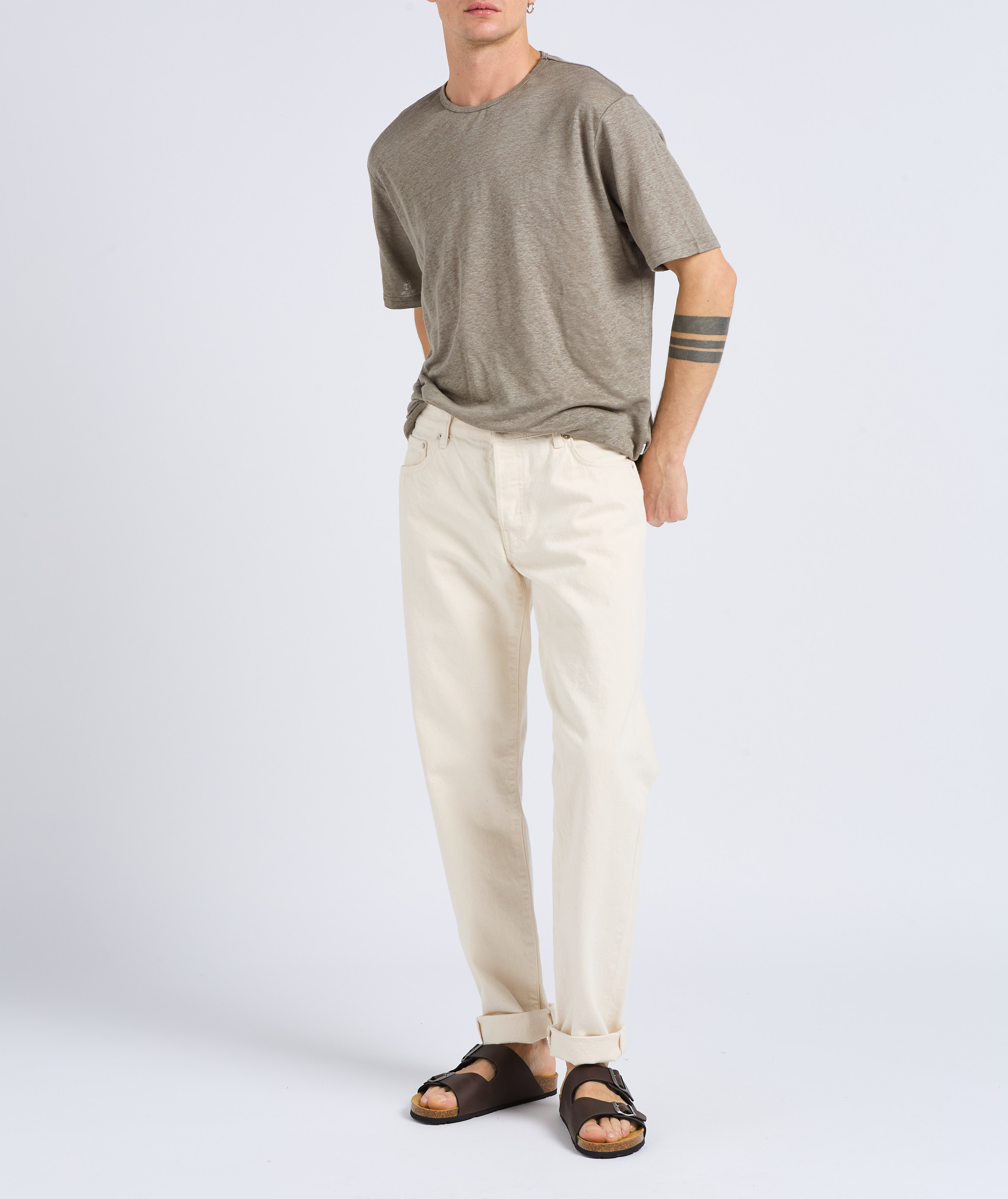 Sandales plates à boucles PEPE JEANS Marron