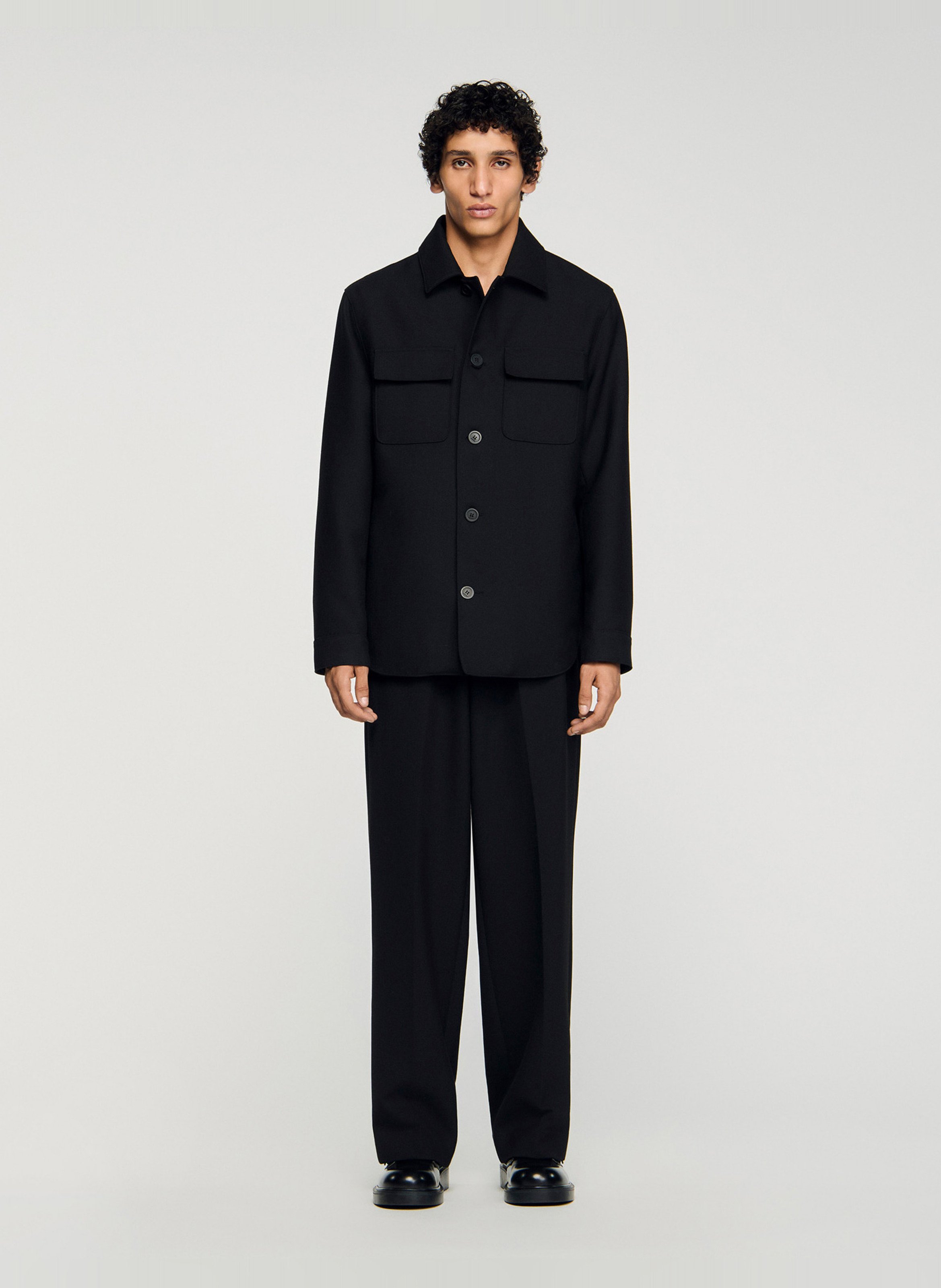 Surchemise col classique SANDRO Noir