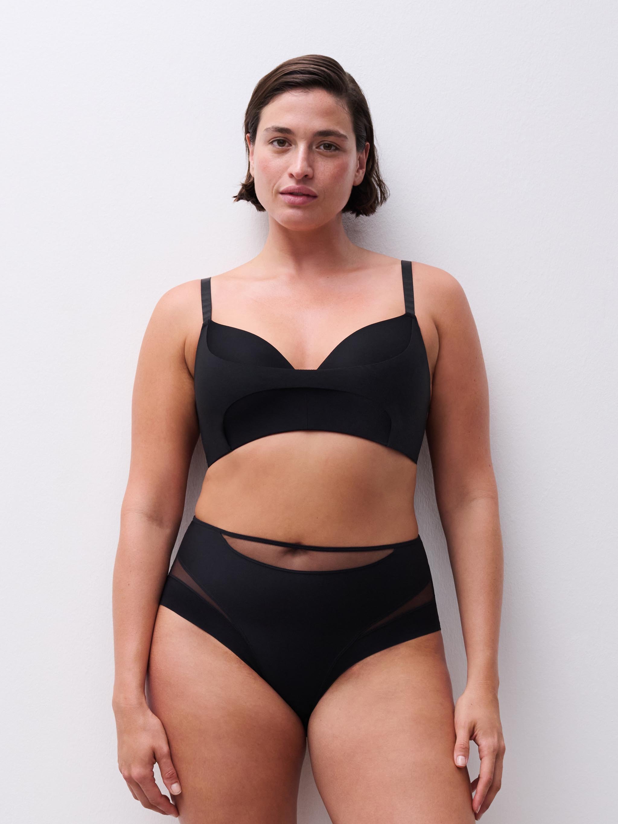 High-waisted panties CHANTELLE PULP Black