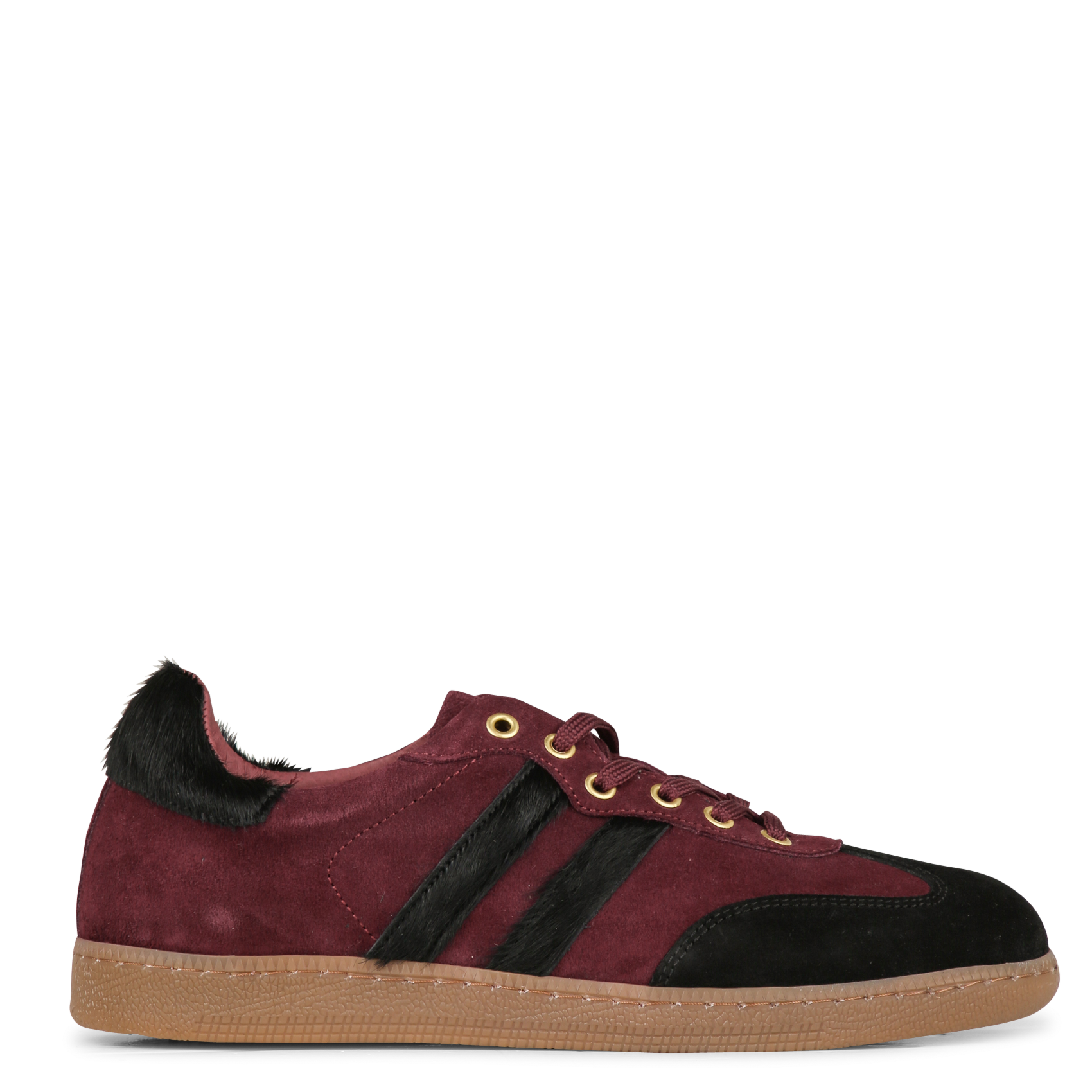 Baskets basses plates en cuir LA FEE MARABOUTEE Multicolore