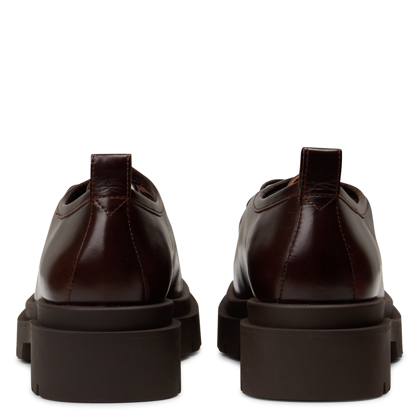 Leder-Derbys zum Schnüren BOBBIES Braun