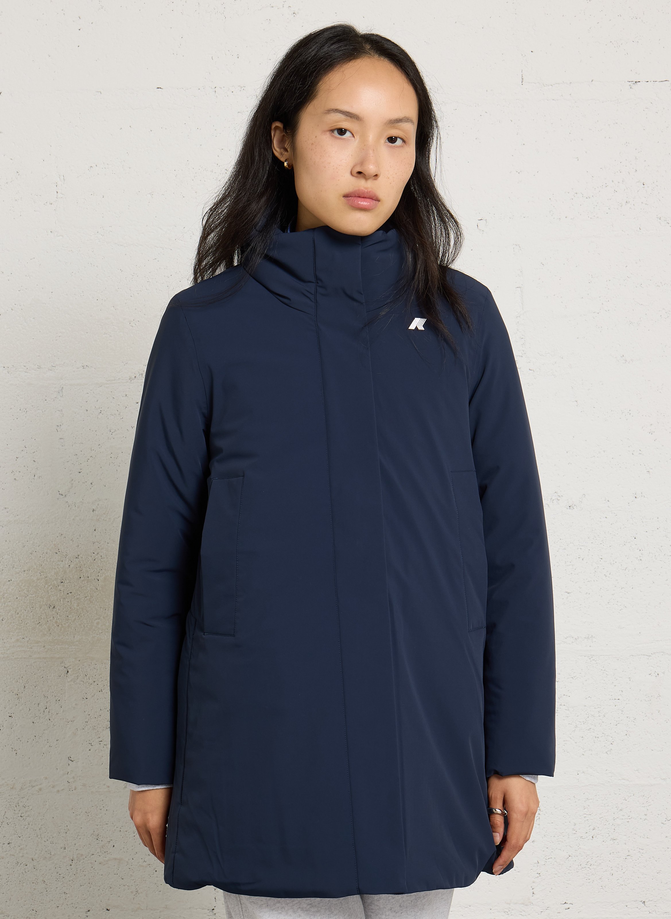 Jacke mit Stehkragen uni K-WAY Blau