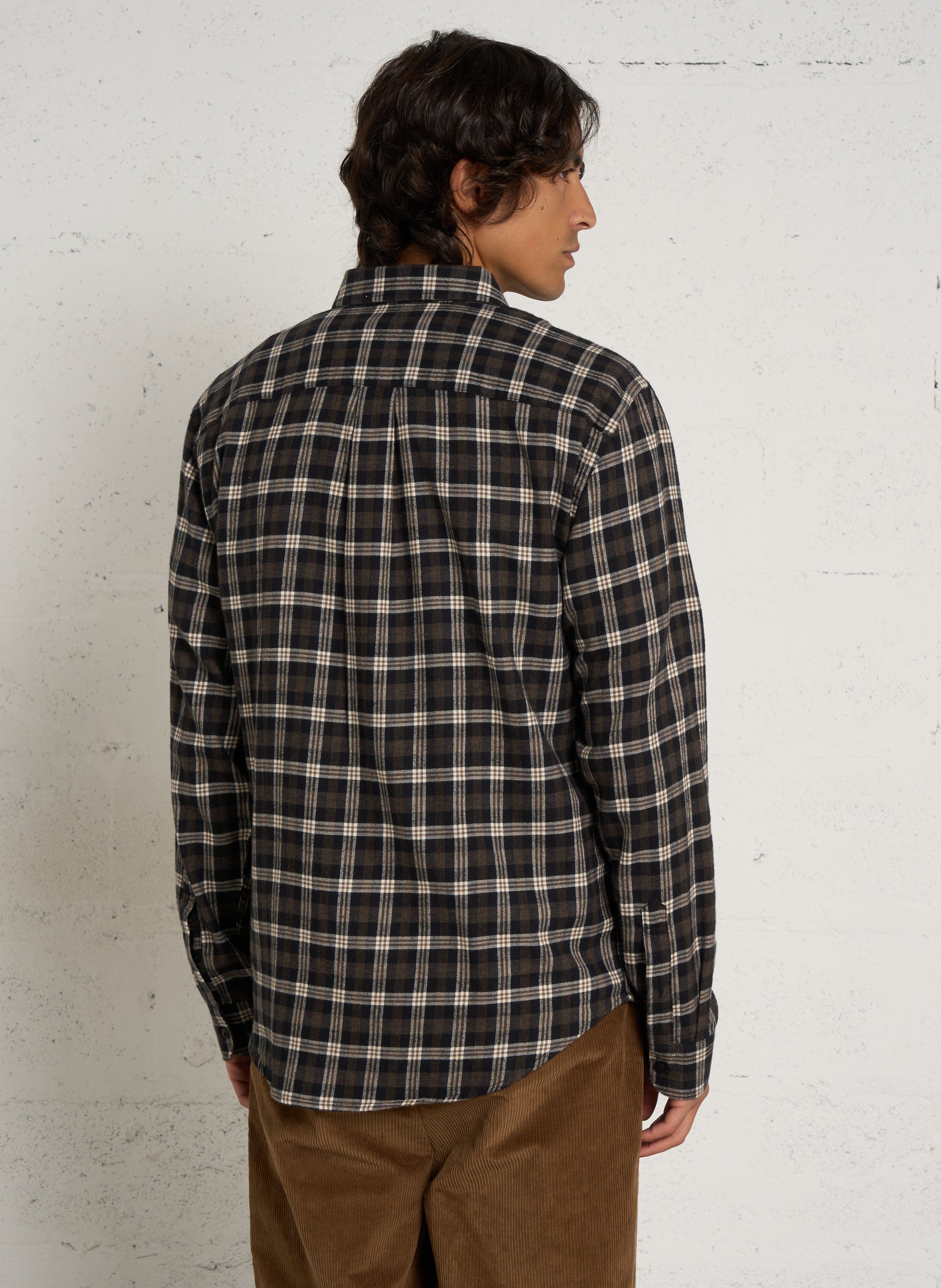 Checked cotton shirt CASUAL FRIDAY Silver
