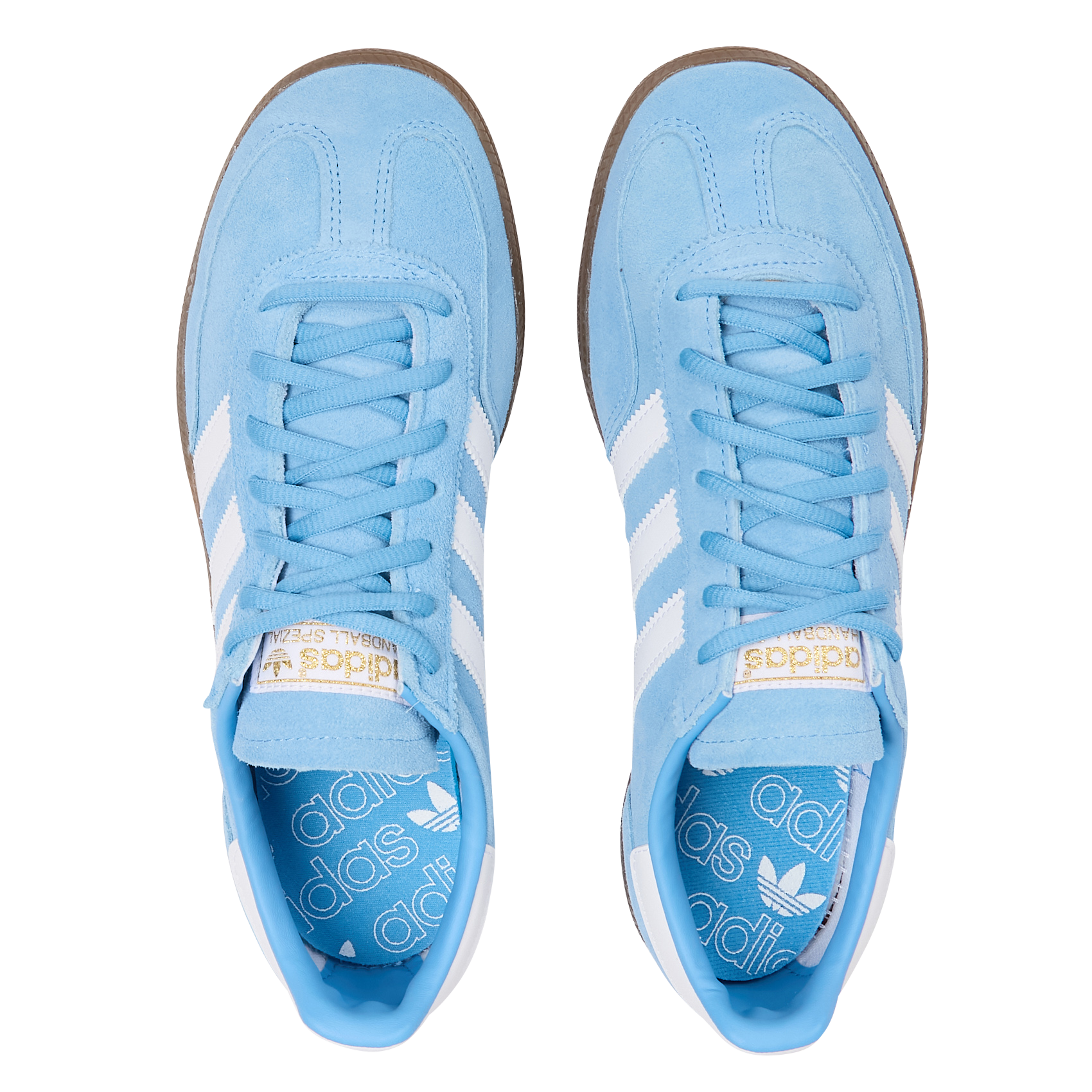 Niedrige Sneaker aus Veloursleder ADIDAS Blau