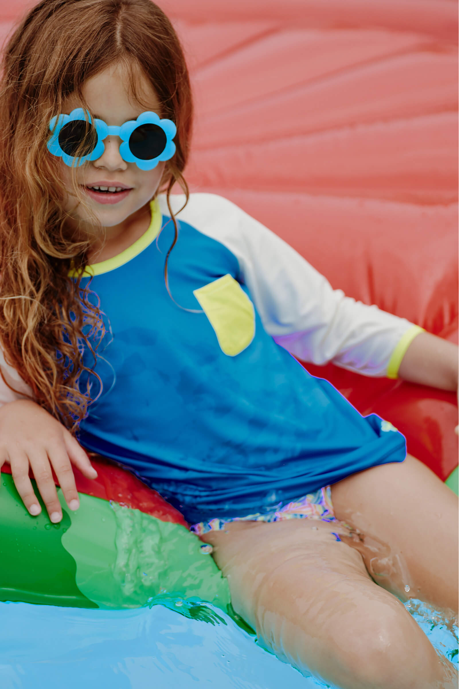 Top anti-UV - Hydrangea Girl GILI'S Blue