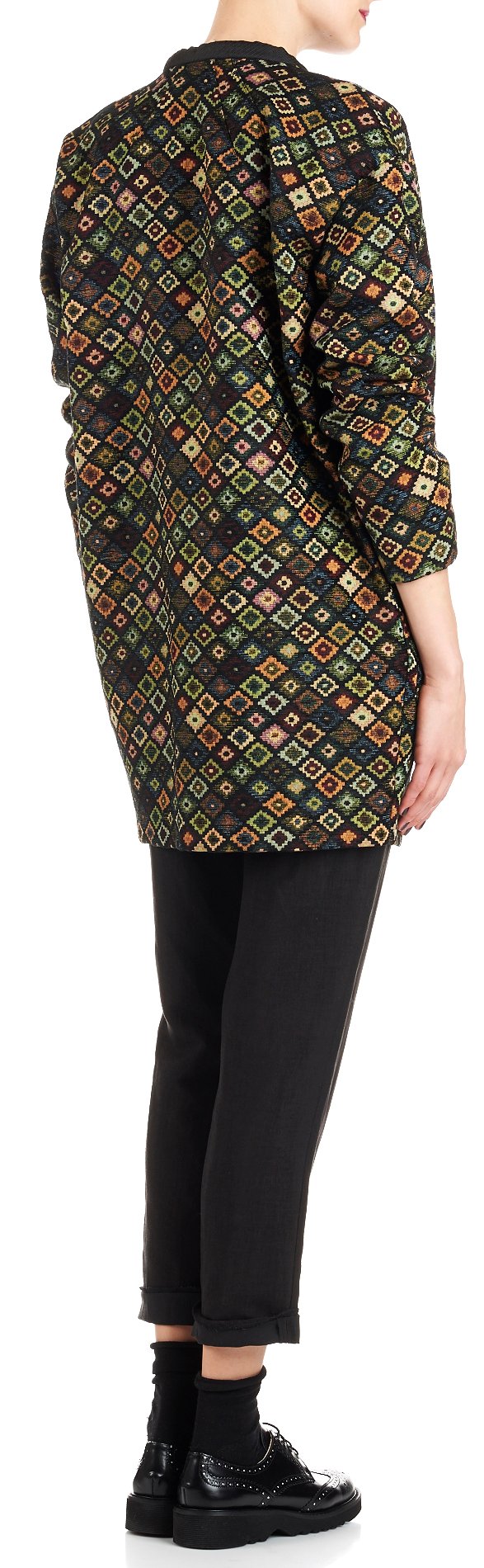 Manteau oversize Odette MOMONI Noir