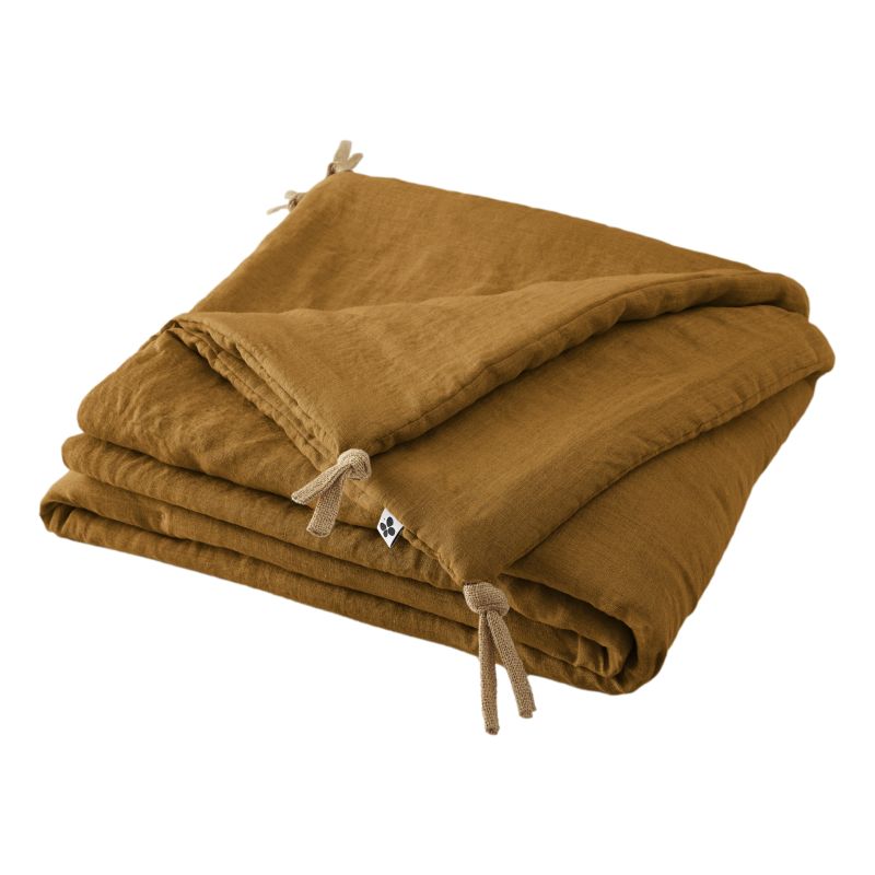 Cotton gauze bedspread or end-of-bed throw L'EFFET PAPILLON