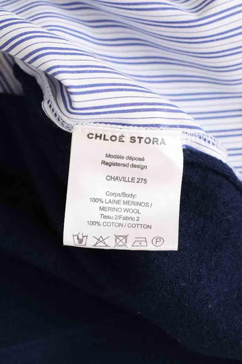 Cotton shirt CHLOE STORA - SECONDE MAIN Blue