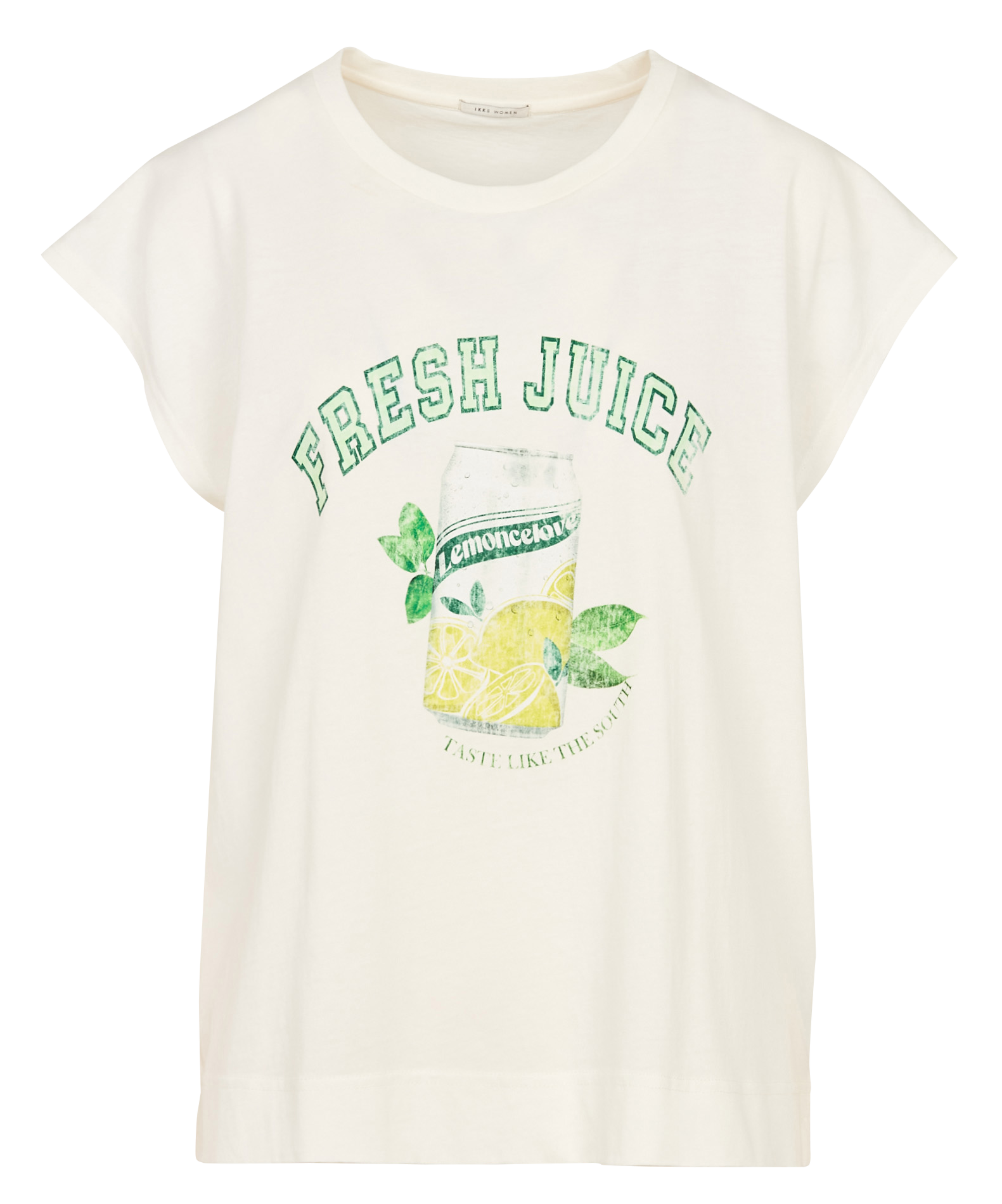 Tee-shirt sans manches visuel limonade IKKS Blanc