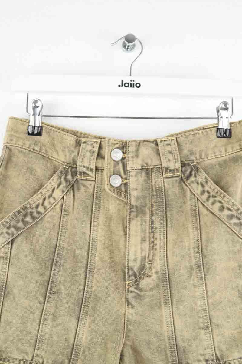 Cotton mini shorts ISABEL MARANT ÉTOILE - SECONDE MAIN Beige