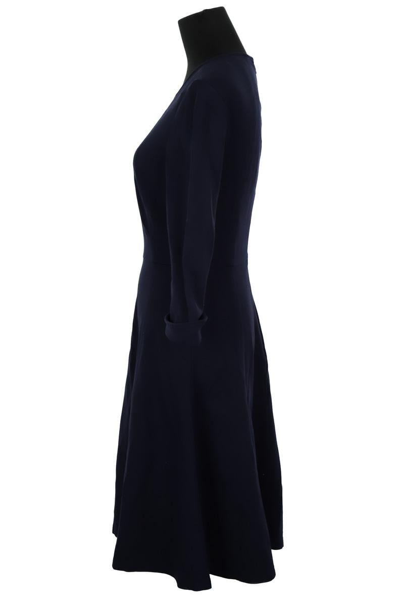 Cotton dress LK BENNETT - Seconde Main Blue