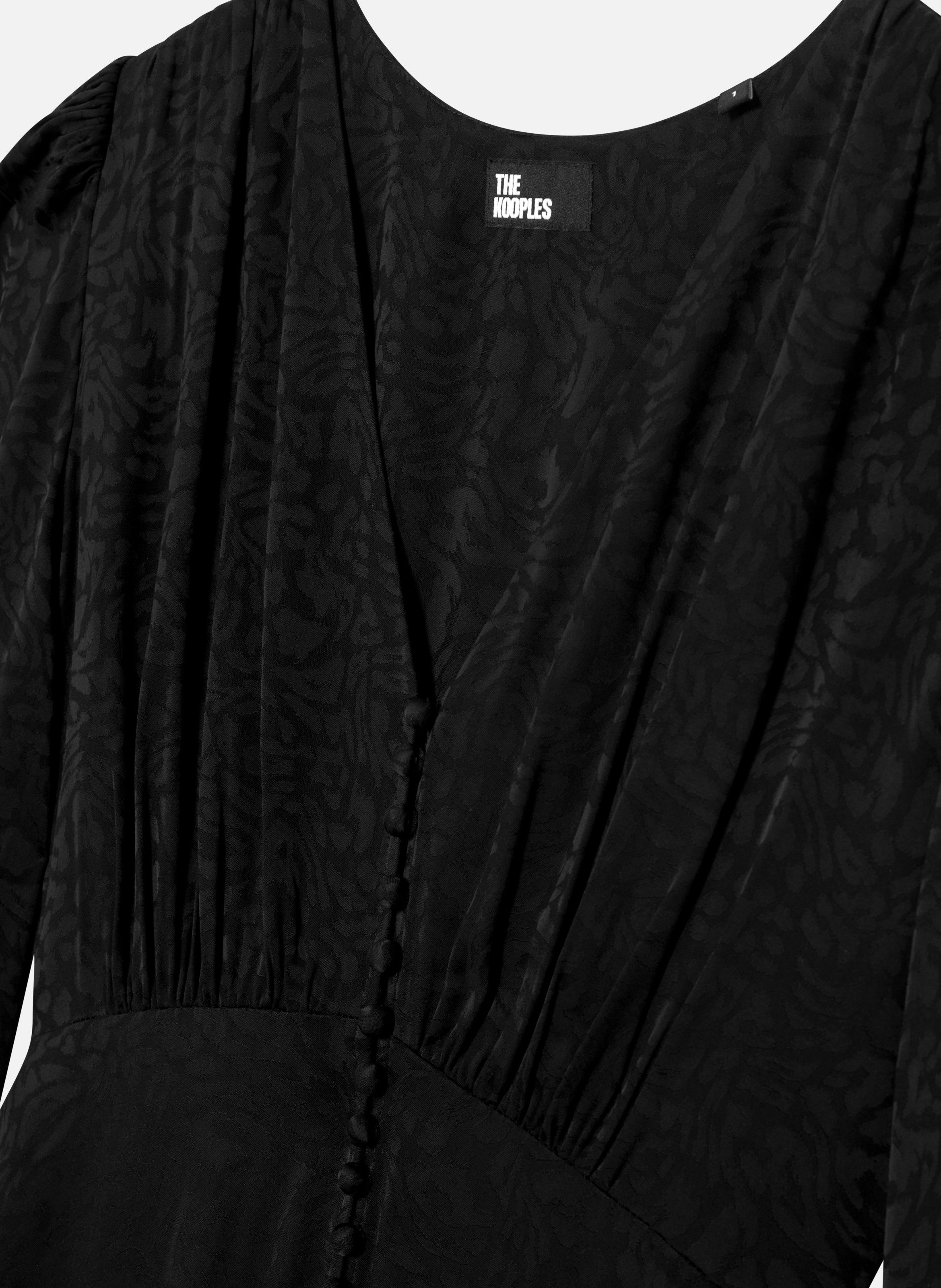 Long jacquard dress THE KOOPLES Black