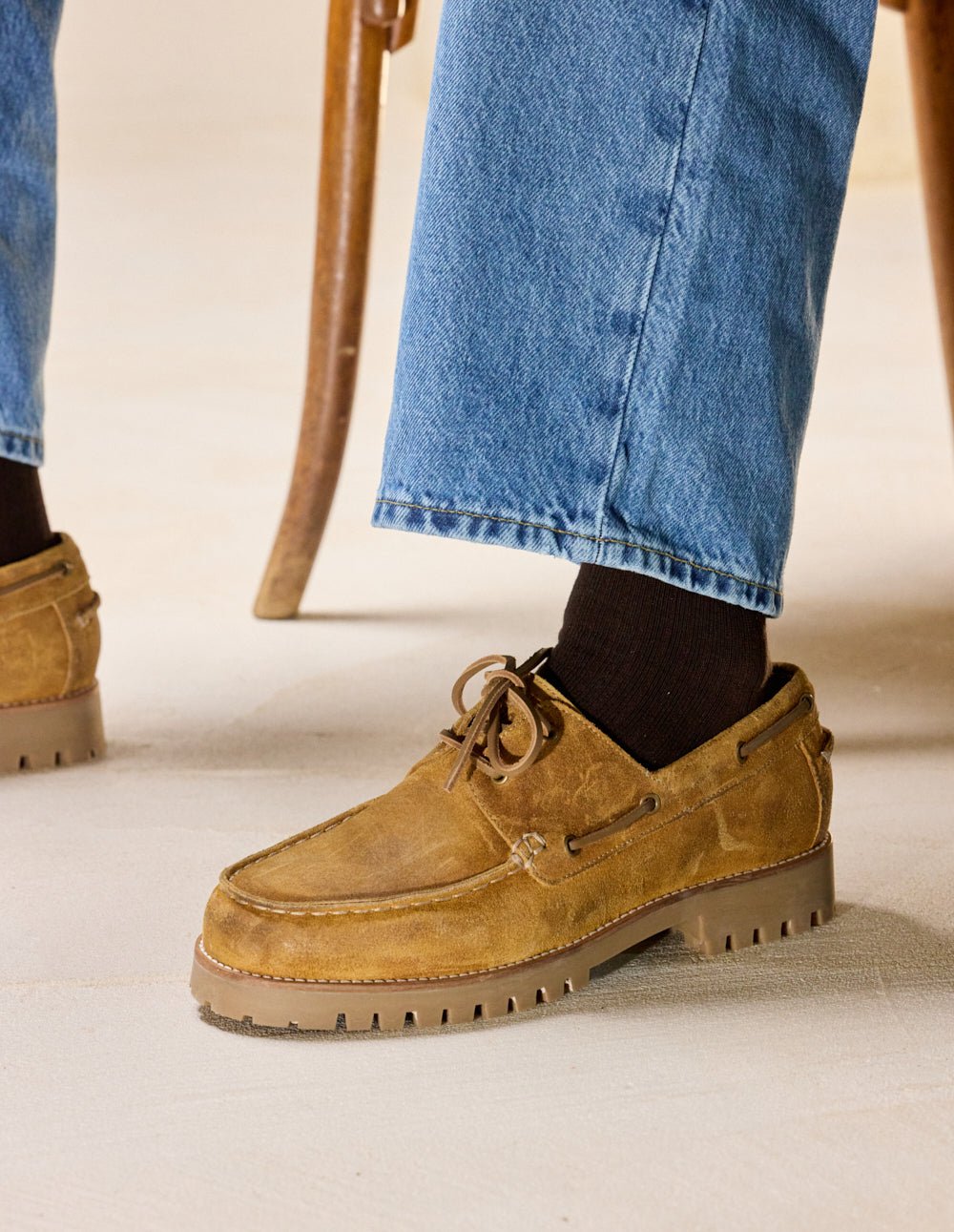 Boat shoes ODAJE EX. M.MOUSTACHE Brown