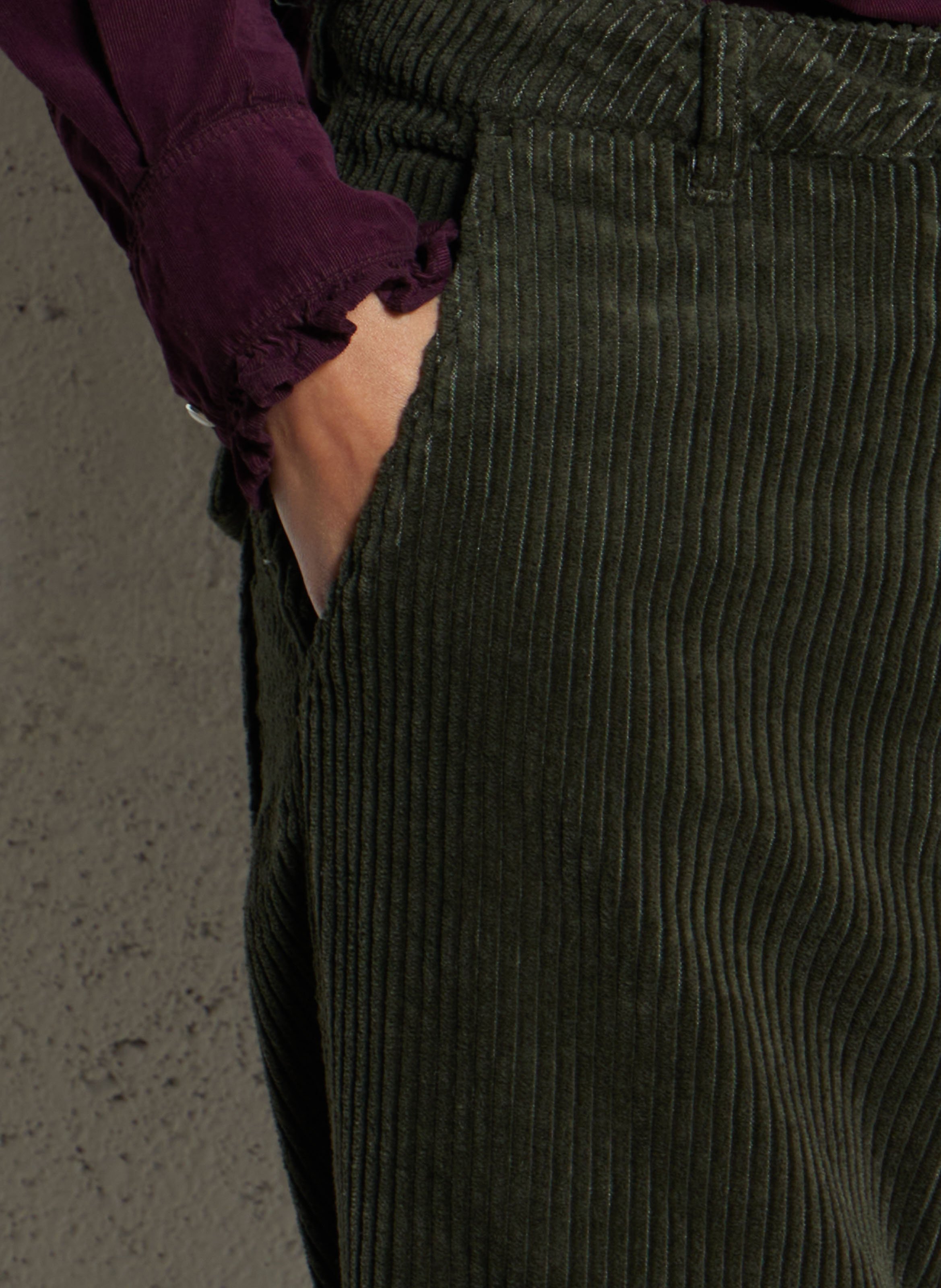 Bobhoedje - katoenblend ACQUAVERDE Groen