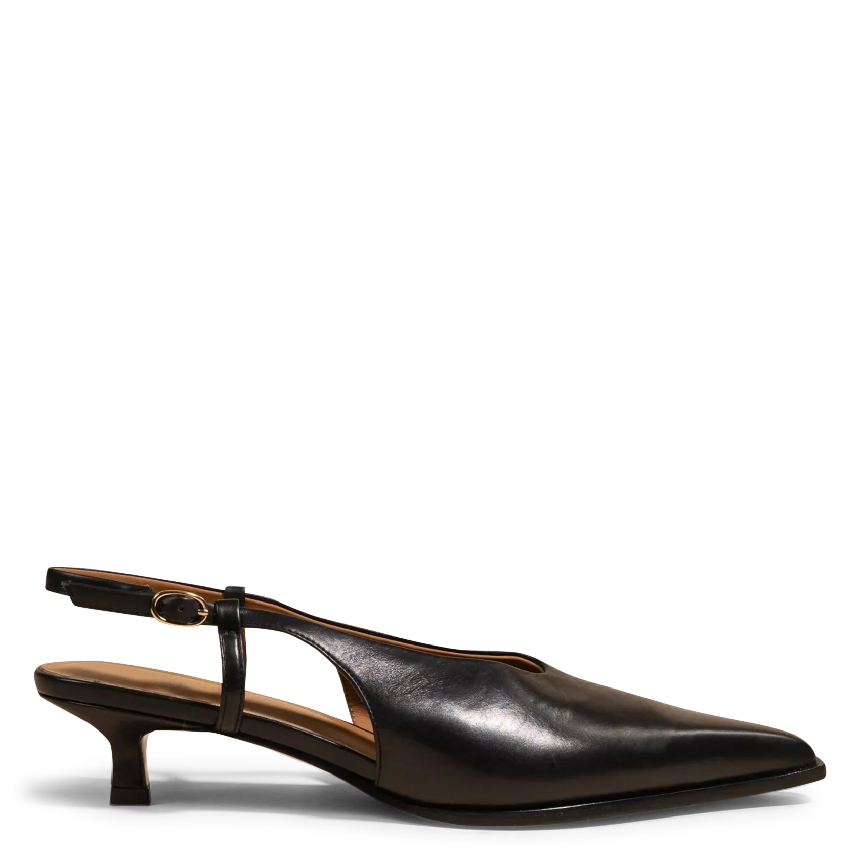 Braided faux leather slingback sandals MI/MAI Black