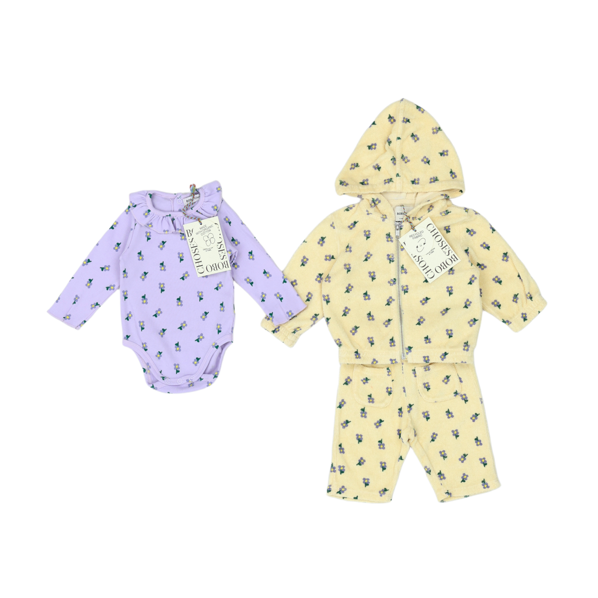 Yellow Baby Set - 6 months BOBO CHOSES - Seconde Main Yellow