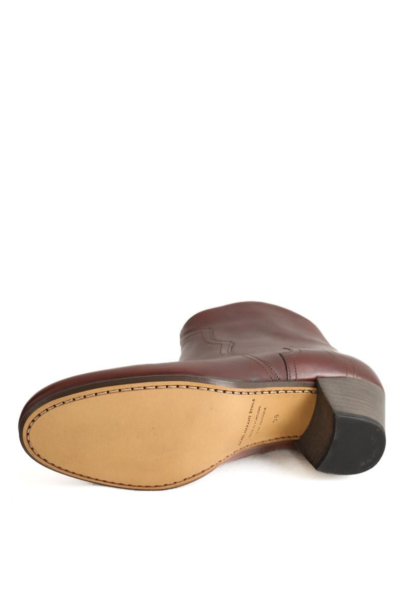 Western boots ISABEL MARANT ÉTOILE - SECONDE MAIN Brown