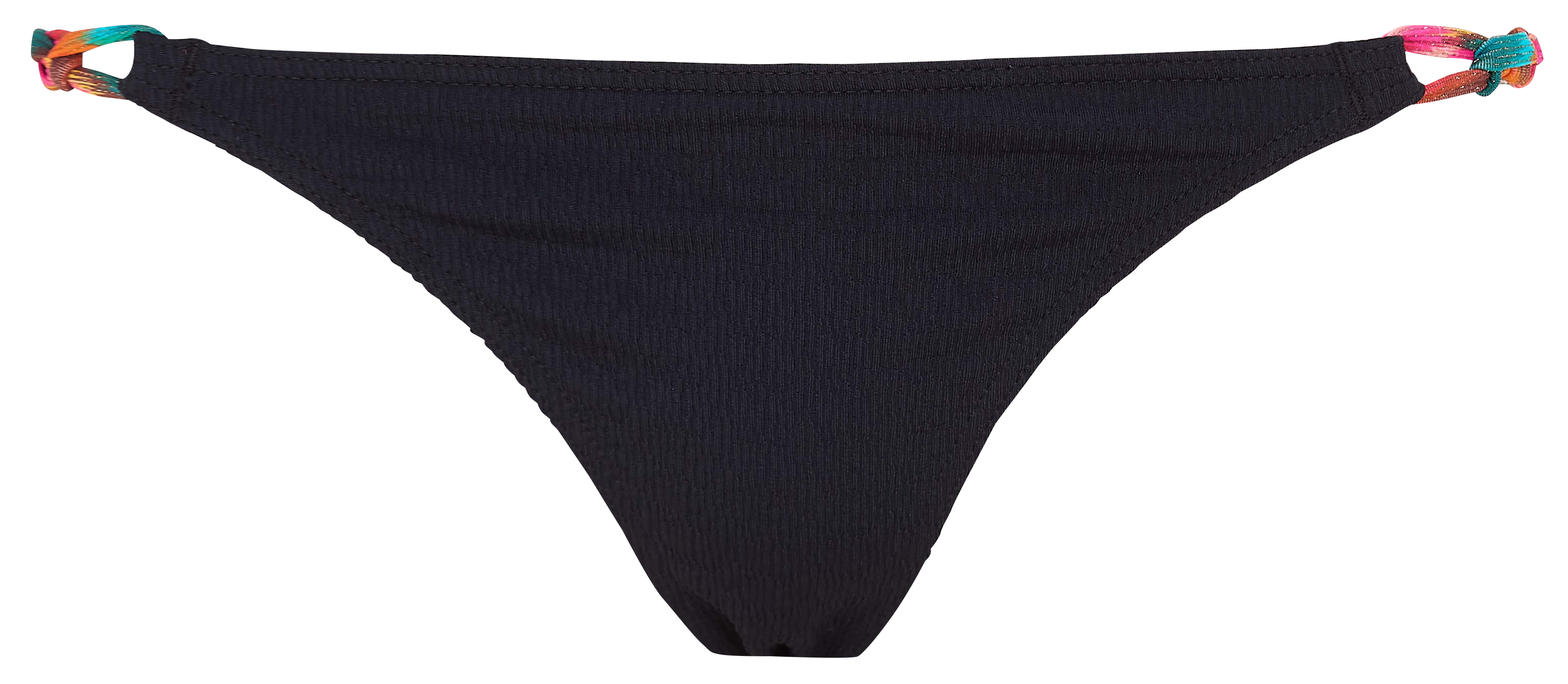 Textured bikini bottoms BANANA MOON Black