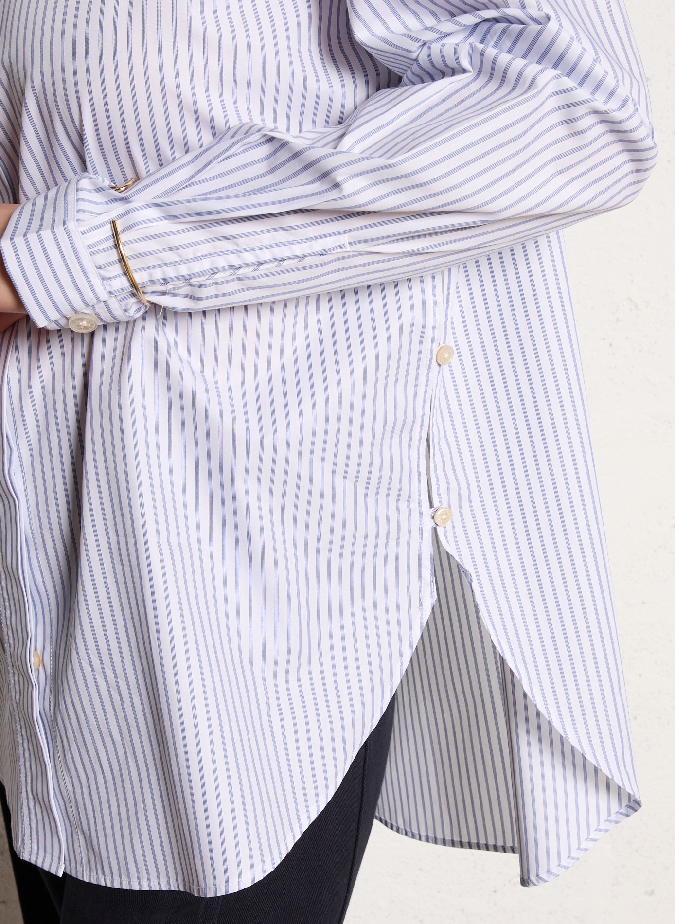 Chemise à rayures col clasique RUE DE TOKYO Multicolore