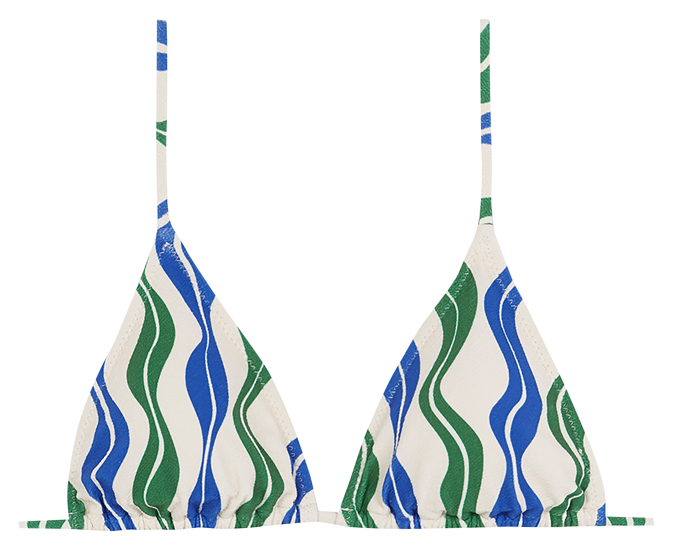 Haut de maillot triangle imprimé ROBIN COLLECTION Multicolore