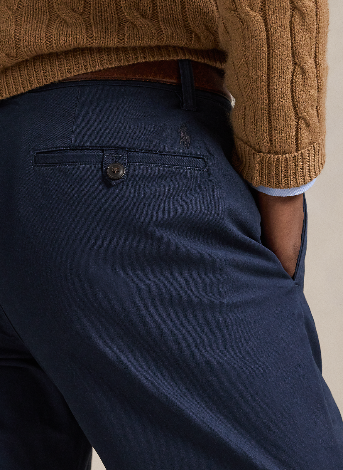 Cotton-blend bucket hat POLO RALPH LAUREN Blue