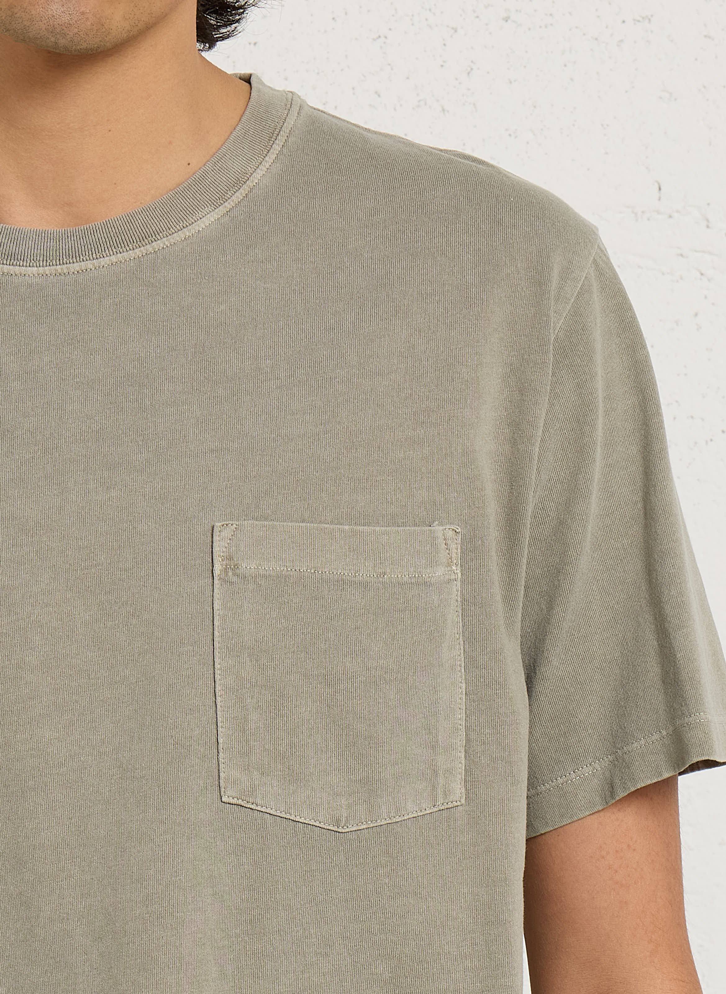 Baumwoll-Pullover mit Rundhalsausschnitt HARTFORD Beige